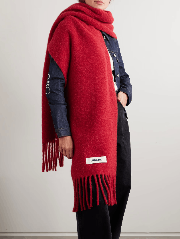 Jacquemus BNWT AW25 JACQUEMUS L ECHARPE CARRO SCARVES RED Size ONE SIZE - 1 Thumbnail