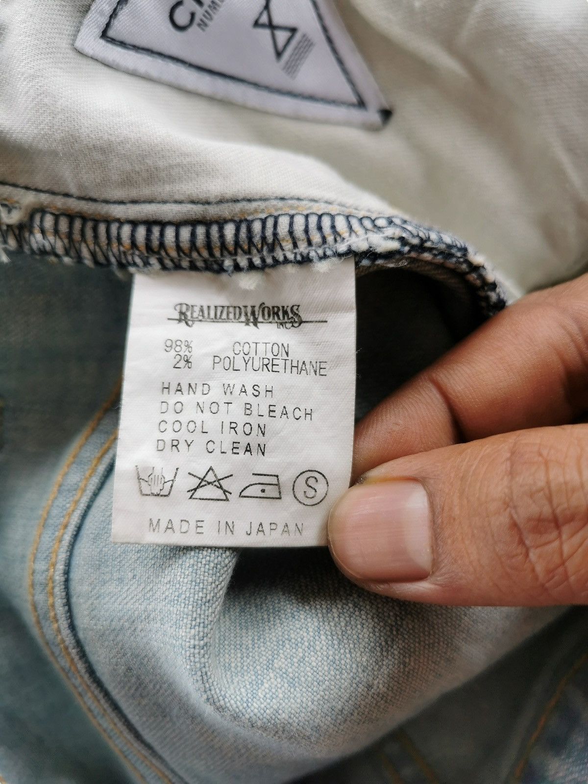 Japanese Brand Chord Number Eight "Rocks Rebel Music" Style Amiri Size US 31 - 9 Thumbnail