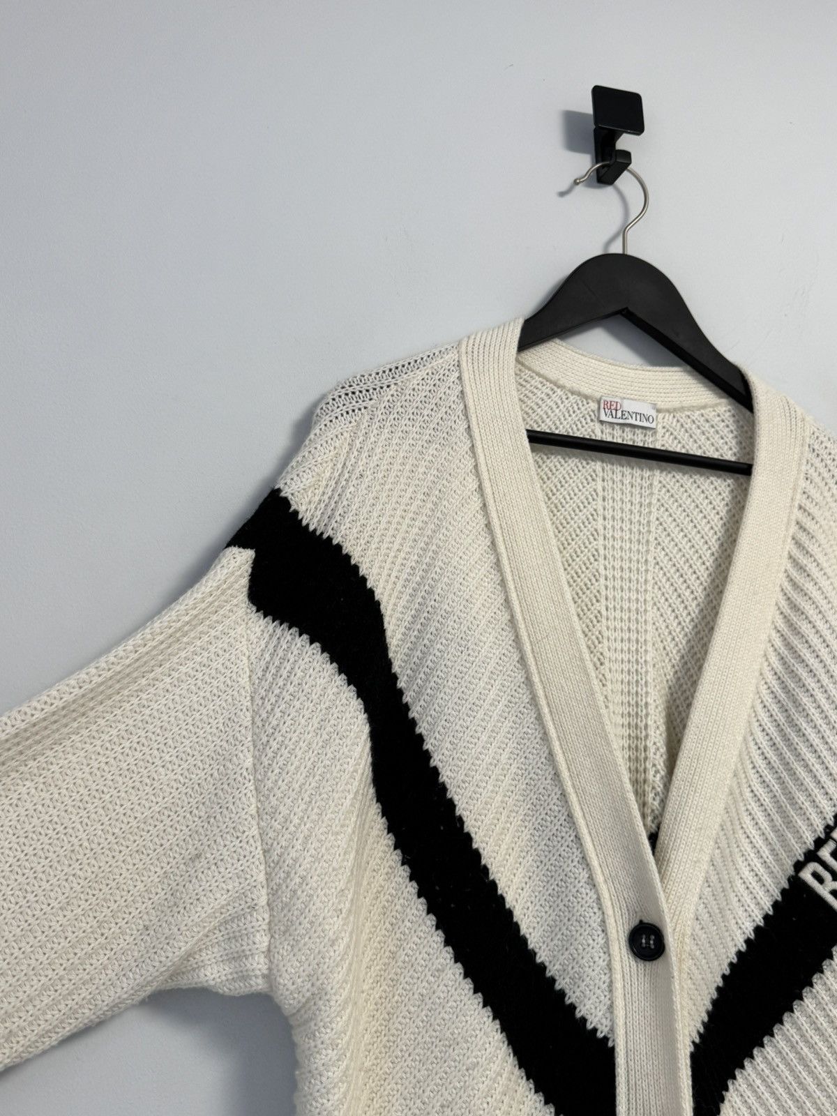 RED Valentino Red Valentino Women’s Knit Cardigan Sweater V-Neck Button Size S / US 4 / IT 40 - 8 Thumbnail
