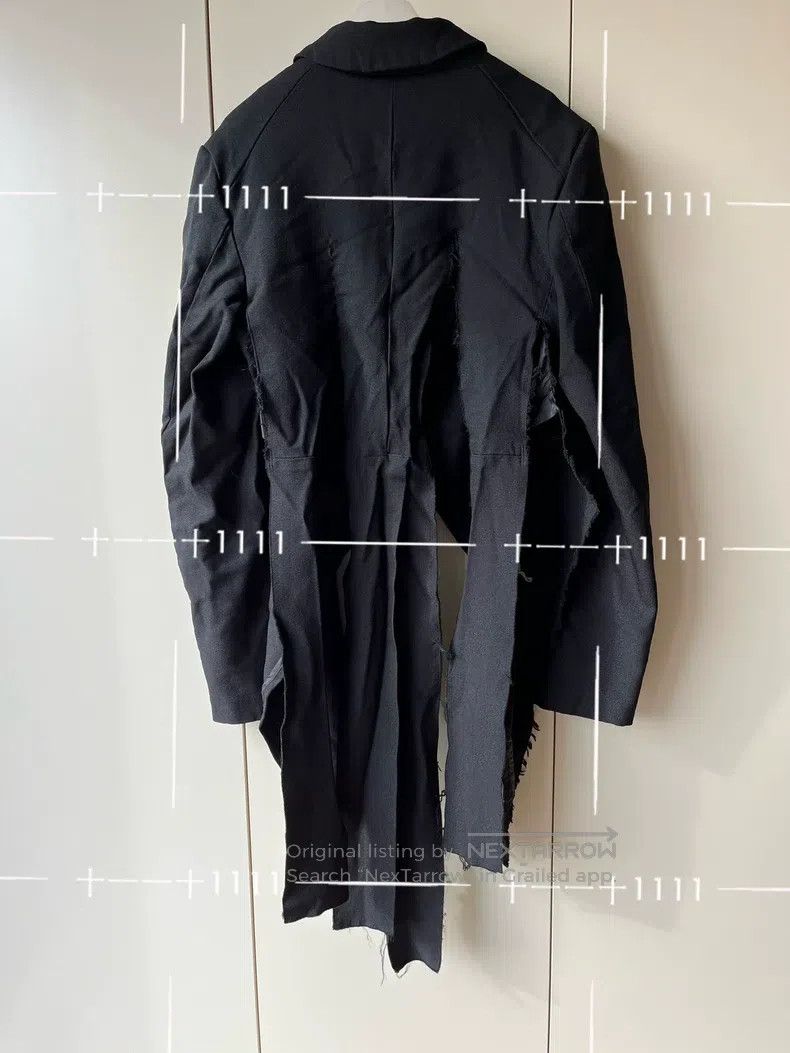 Comme des Garcons Comme Des Garcons Destroyed Wind Slash Torn Tailcoat Blaze Size S / US 4 / IT 40 - 6 Thumbnail