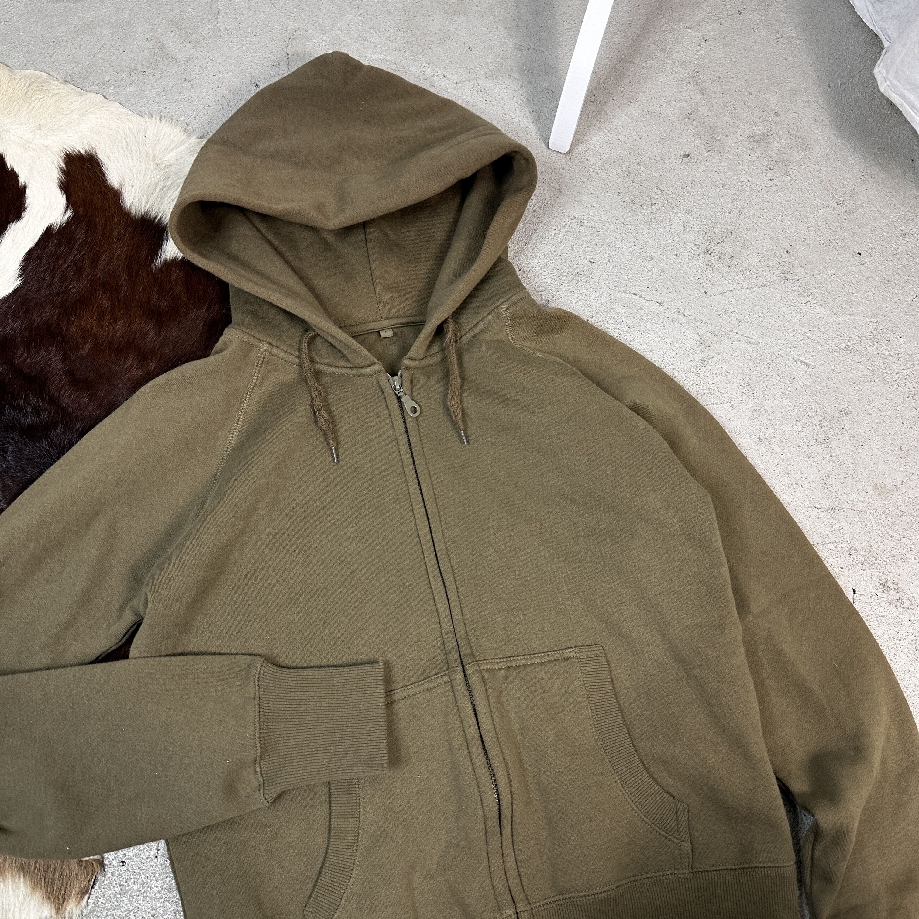 Vintage Vintage Zip Army Sweatshirt Size US S / EU 44-46 / 1 - 3 Thumbnail