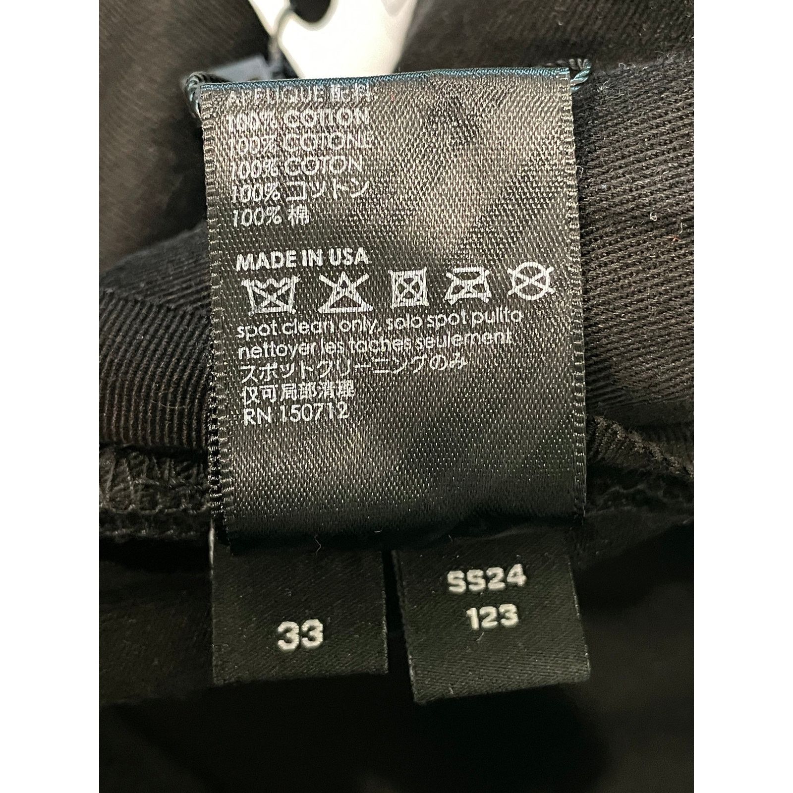 Amiri Amiri Clay Side Logo Black Jeans Size US 33 - 10 Thumbnail