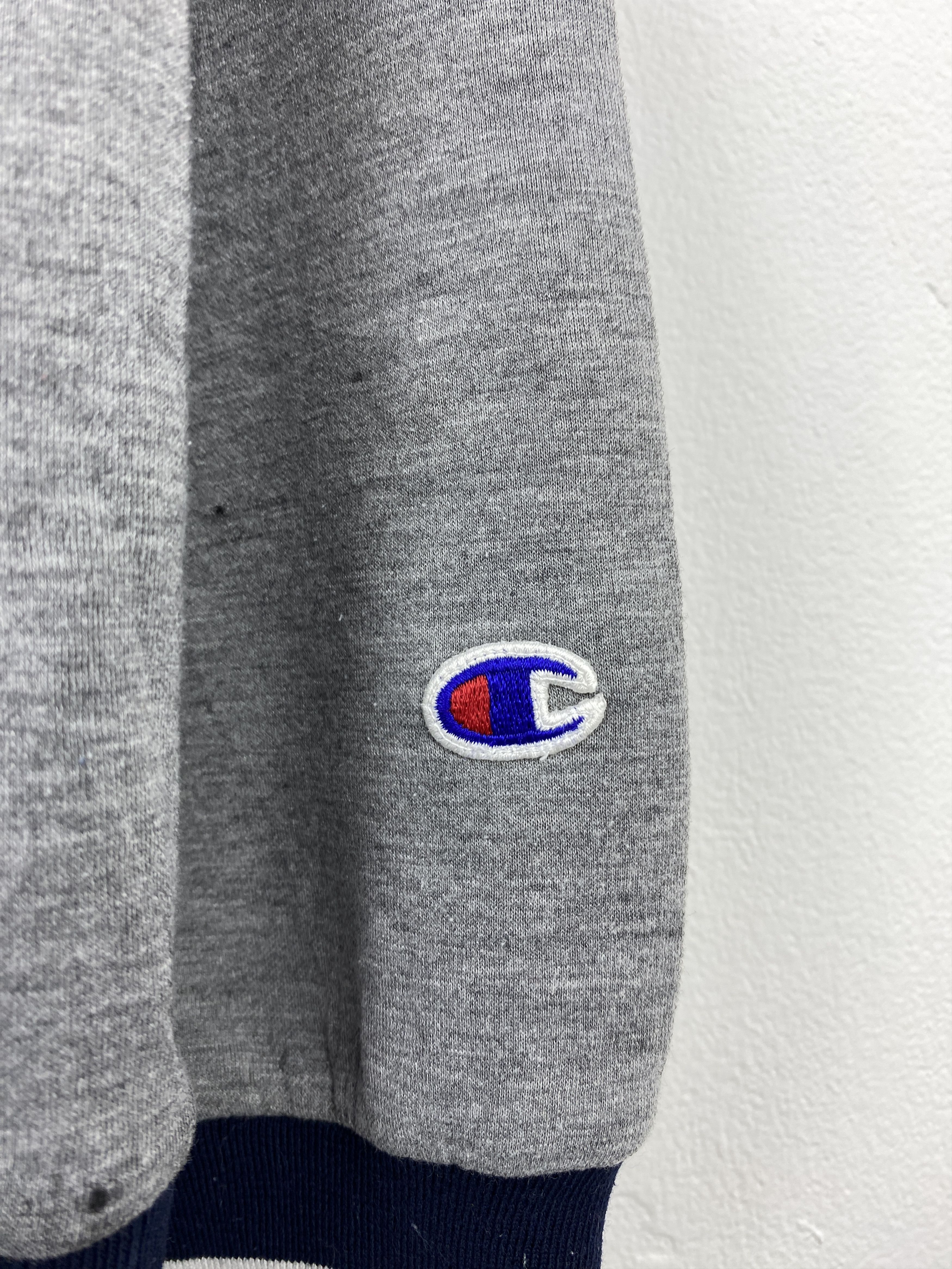 Champion Champion Athletic Embroidered Logo Grey Hoodie L BP0035 Size US L / EU 52-54 / 3 - 8 Thumbnail