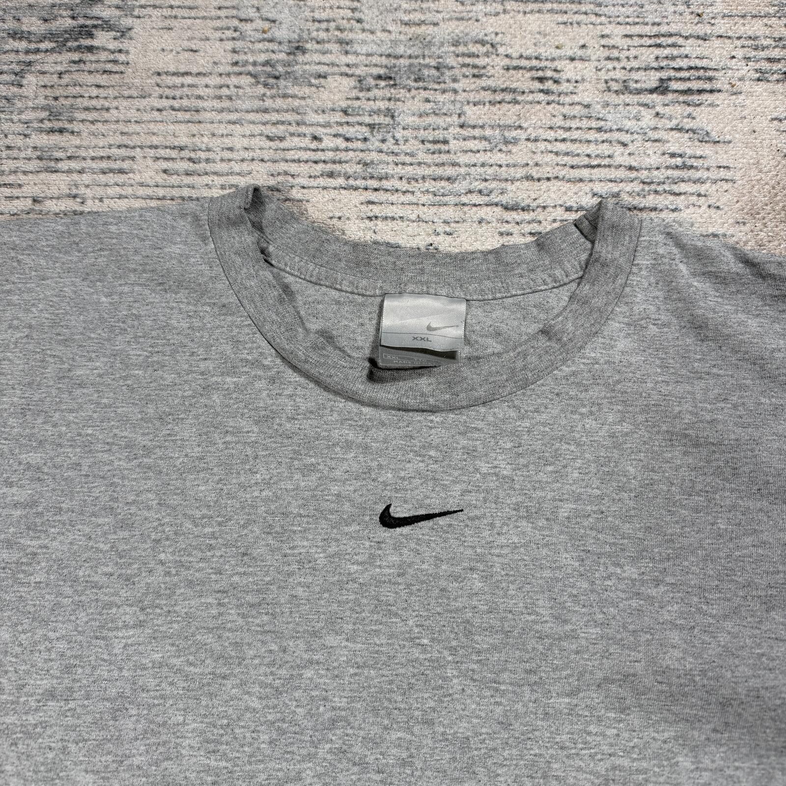 Nike Vintage 90s Nike Middle Swoosh Pullover Longsleeve shirt Size ONE SIZE - 3 Thumbnail