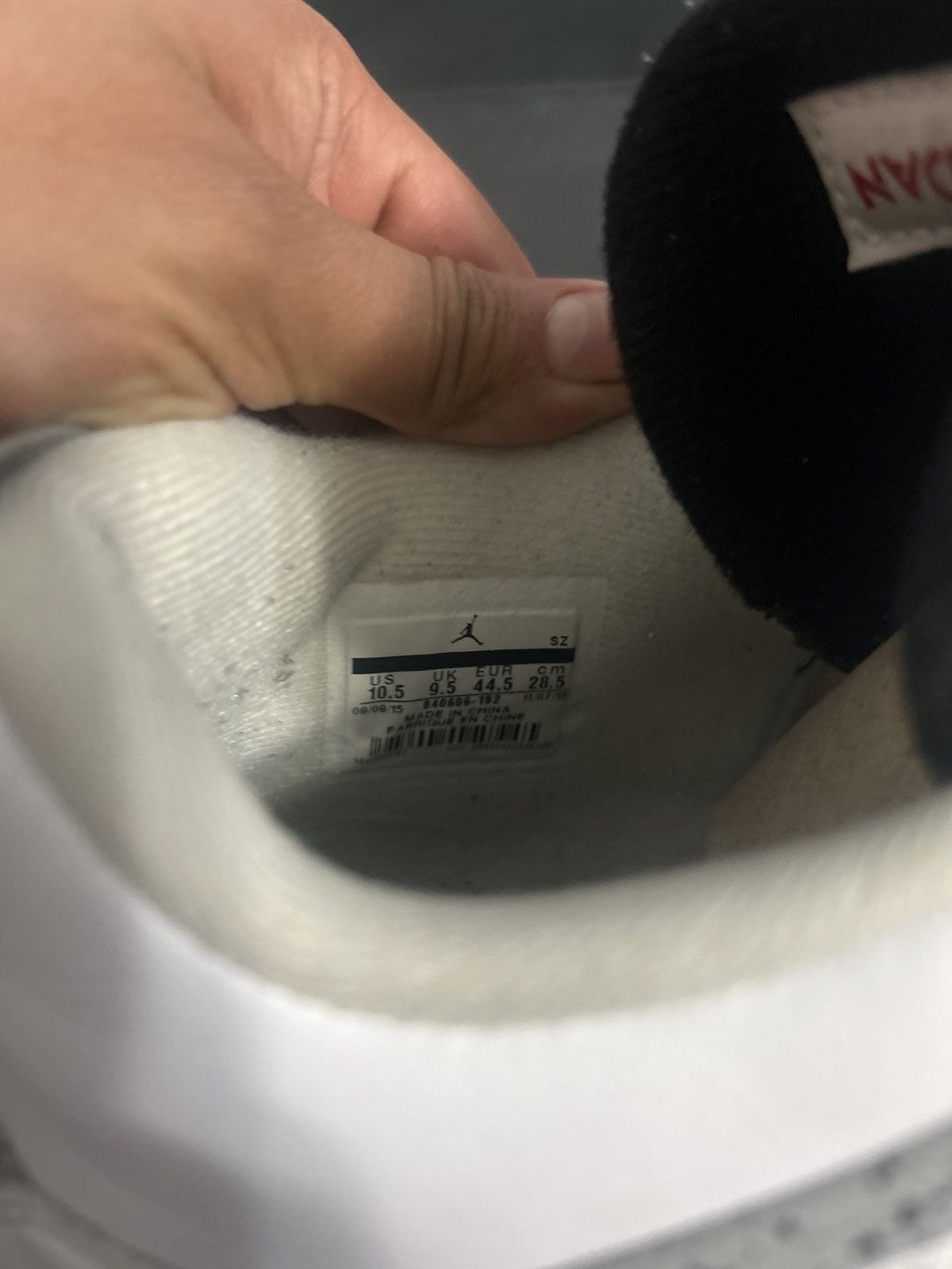 Jordan Brand Air Jordan 4 retro 2016 White Cement Size US 10.5 / EU 43-44 - 8 Thumbnail