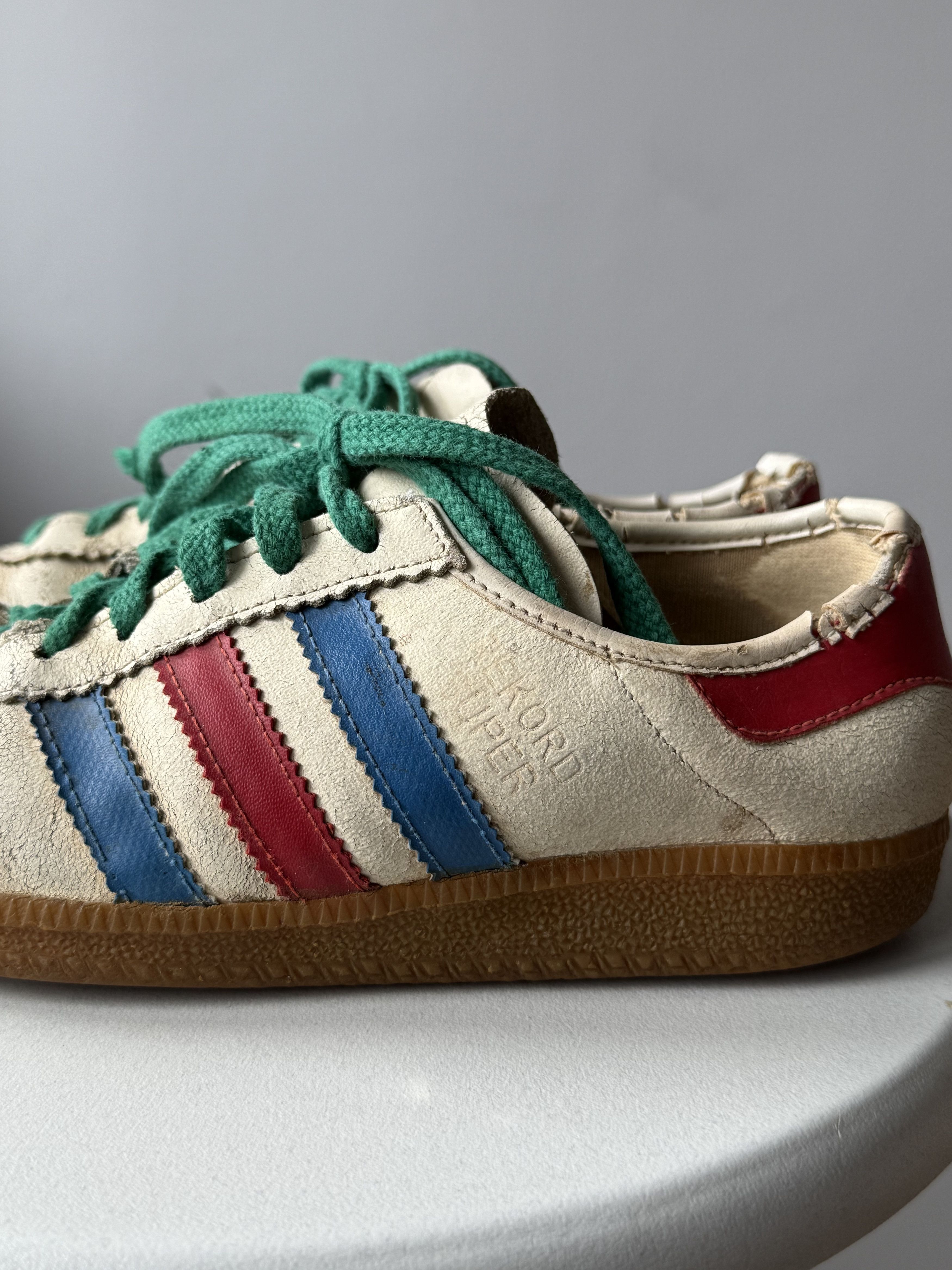 Adidas × Vintage Vintage 1970's Adidas Super Rekord Shoes Made in Yugoslavia Size US 4.5 / IT 34.5 - 10 Thumbnail