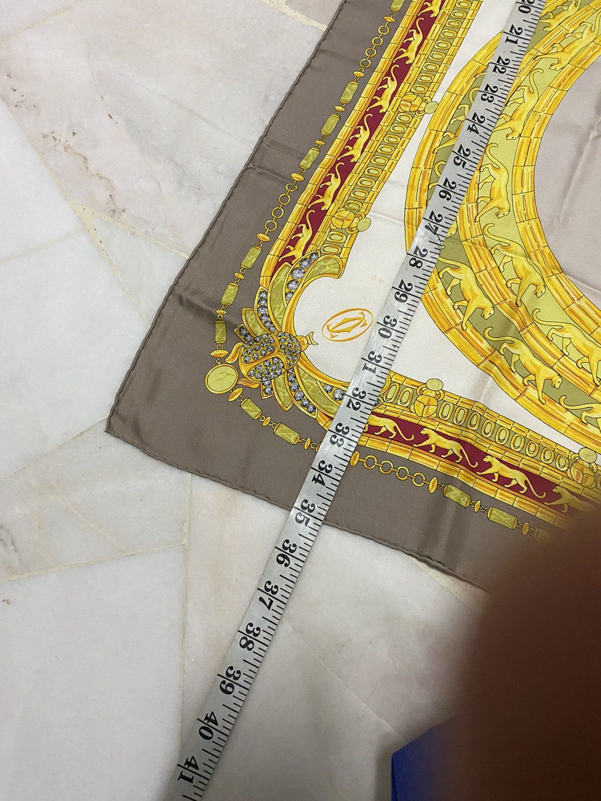 Cartier Cartier 100% Silk scarves made in france Size ONE SIZE - 13 Thumbnail