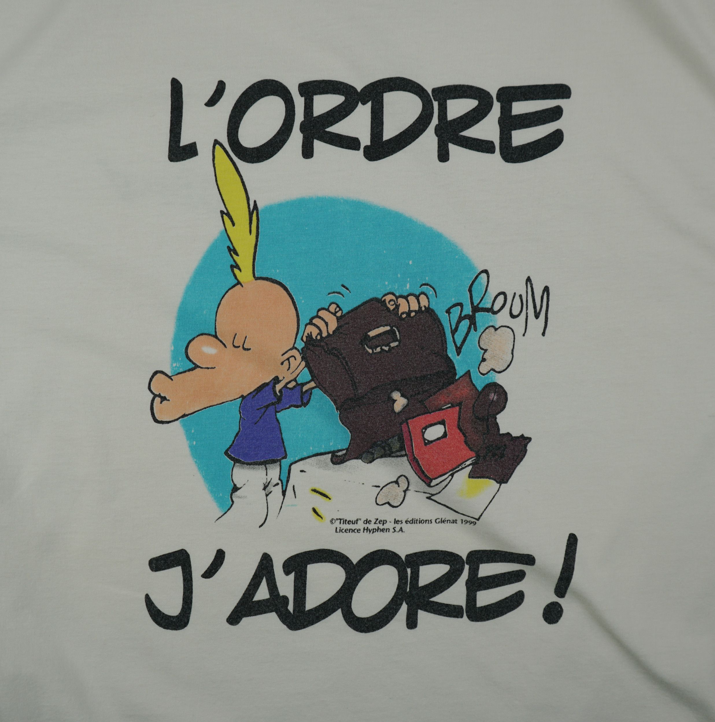Cartoon Network × Vintage Vintage 1999 Titeuf Cartoon T-Shirt Size US M / EU 48-50 / 2 - 2 Thumbnail