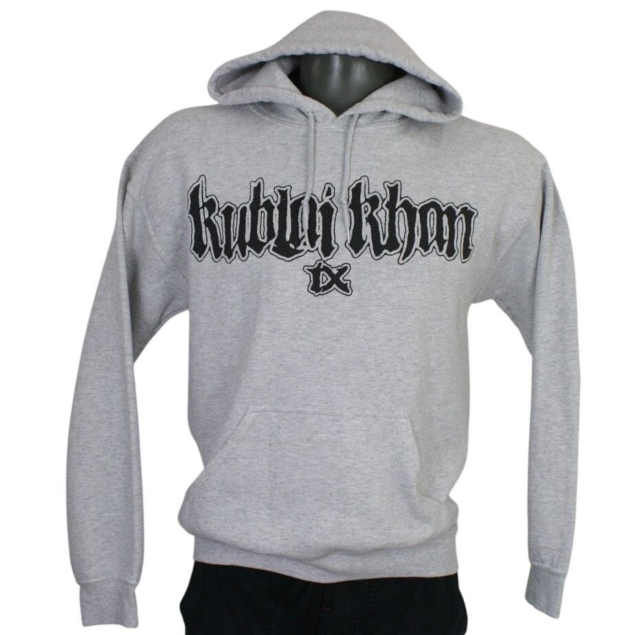 Gildan Kublai Khan TX Hoodie M Hardcore Band Merch Graphic Gray Size US M / EU 48-50 / 2 - 1 Thumbnail