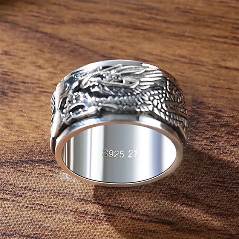 Jewelry × Vintage Lucky Dragon Clouds Ring Size ONE SIZE - 2 Thumbnail