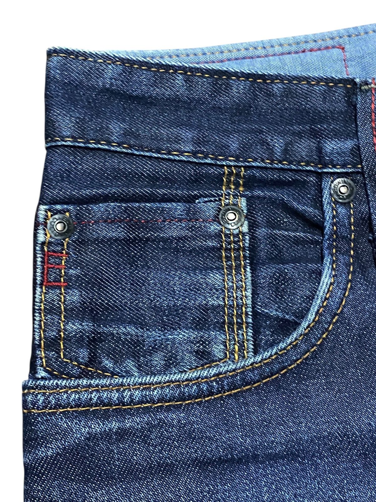 Edwin Vintage Japanese Brand Edwin Union Made Twist Leg Jeans Size US 30 / EU 46 - 7 Thumbnail