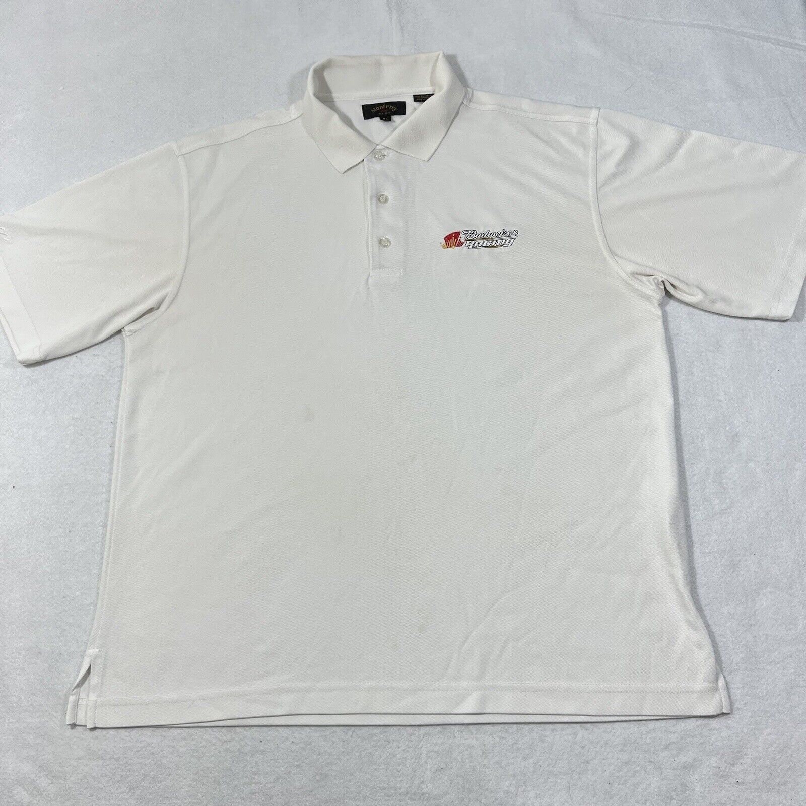 Vintage Budweiser Racing Lightweight Polo Monterey Club Size US XL / EU 56 / 4 - 1 Thumbnail