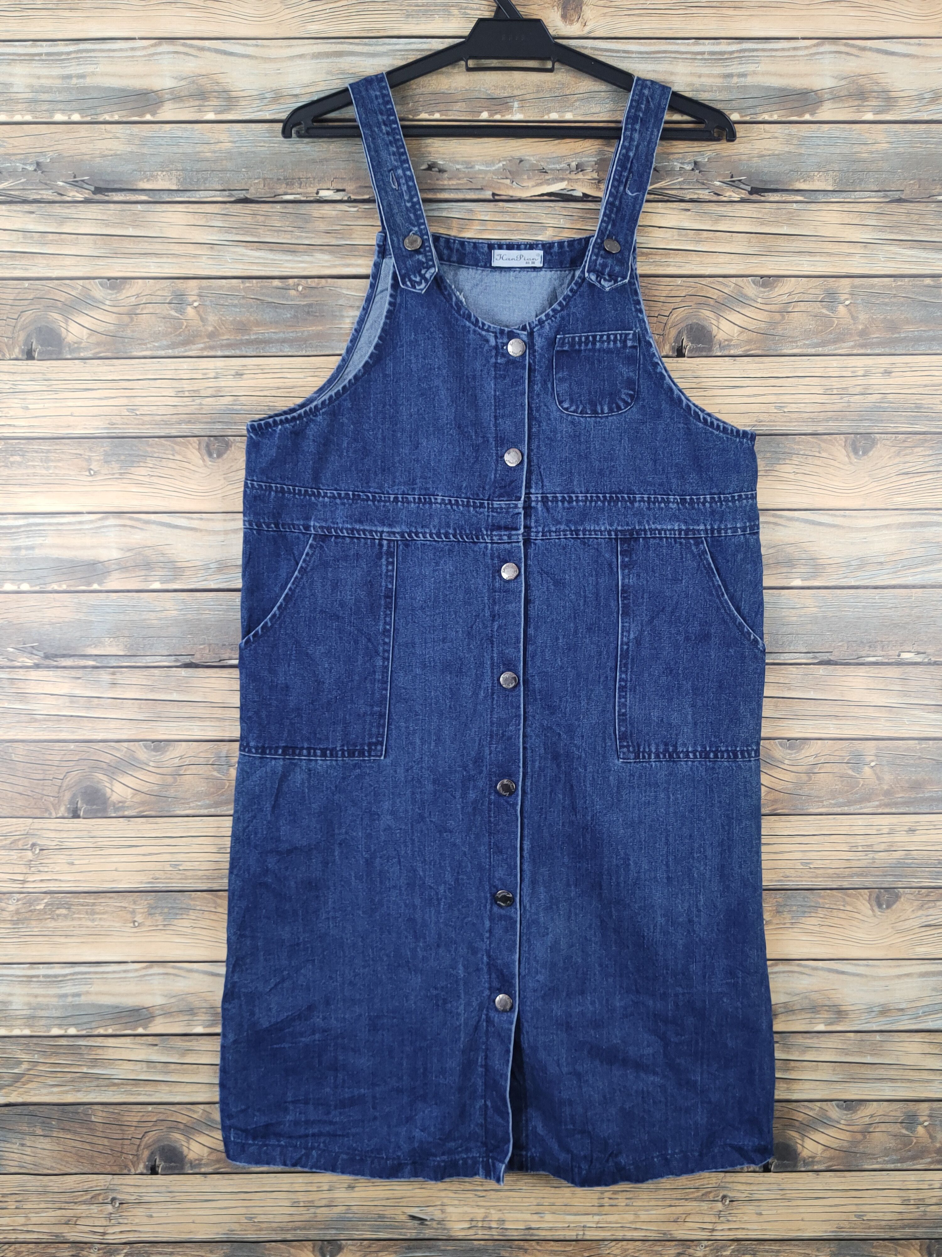 Avant Garde Fashion by Han Pian Blue Denim Skirt Jumpsuits