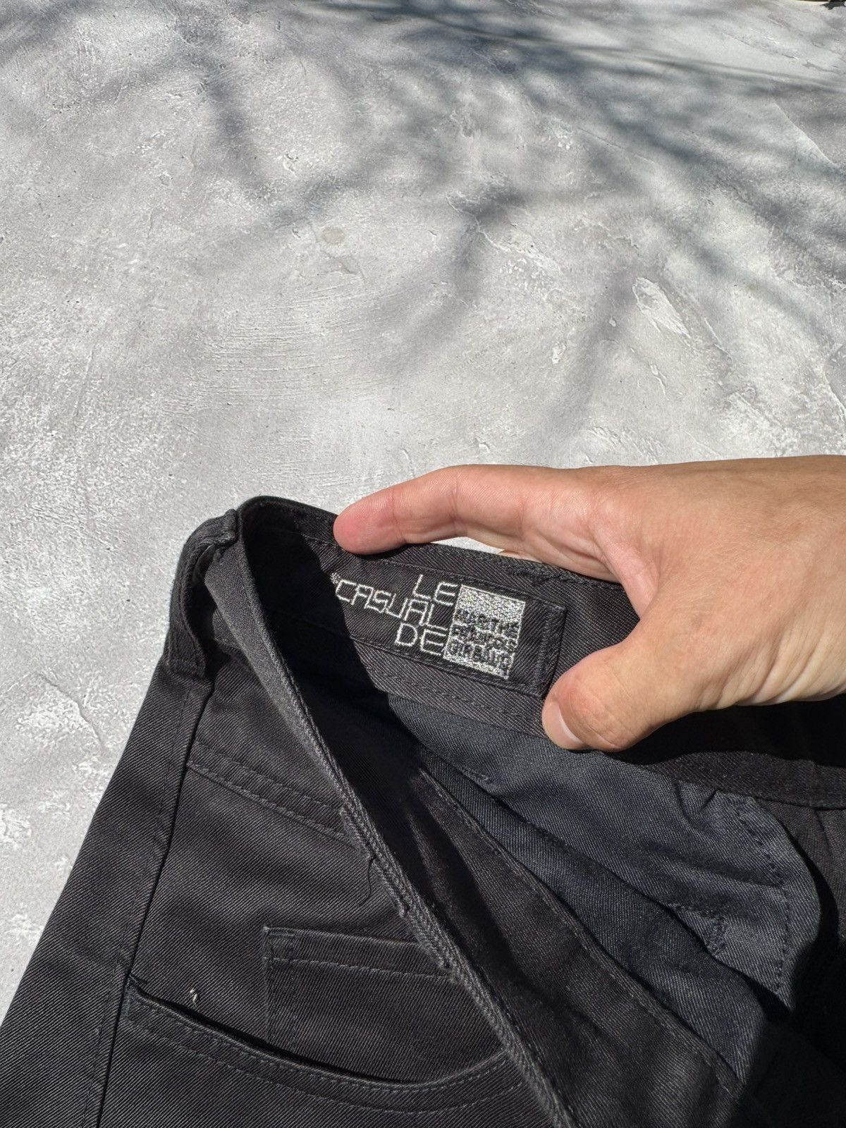 Marithe + Francois Girbaud Vintage Le Casual Marithe Francois Girbaud Man's Black pants Size US 32 / EU 48 - 8 Thumbnail