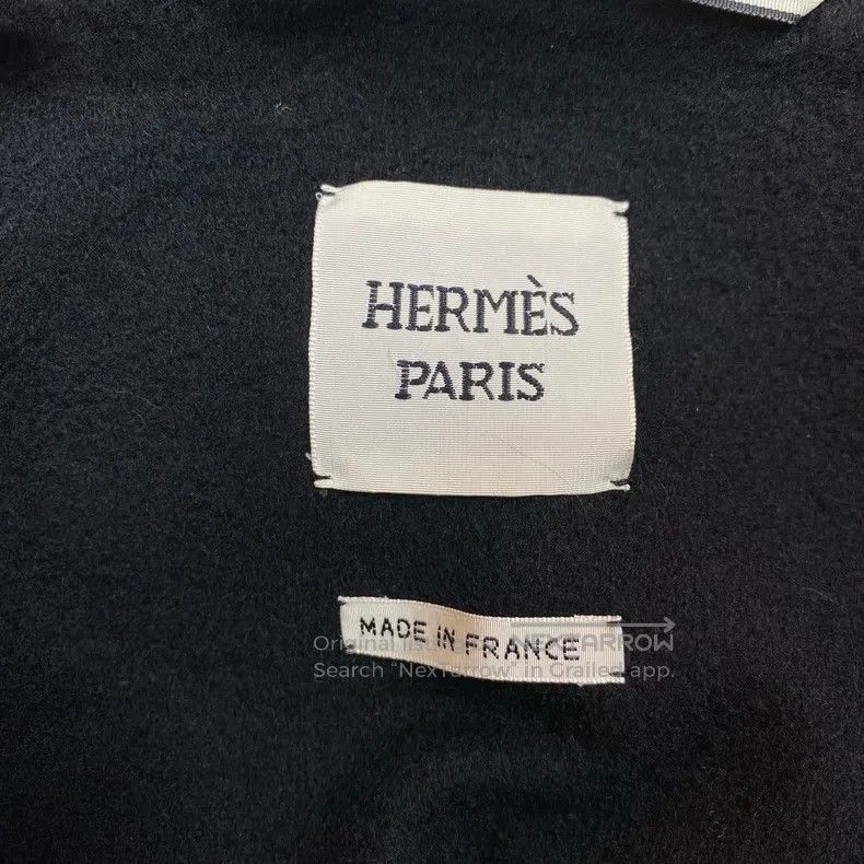Hermes Hermes Black V-Neck Cashmere Coat Size XS / US 0-2 / IT 36-38 - 4 Thumbnail