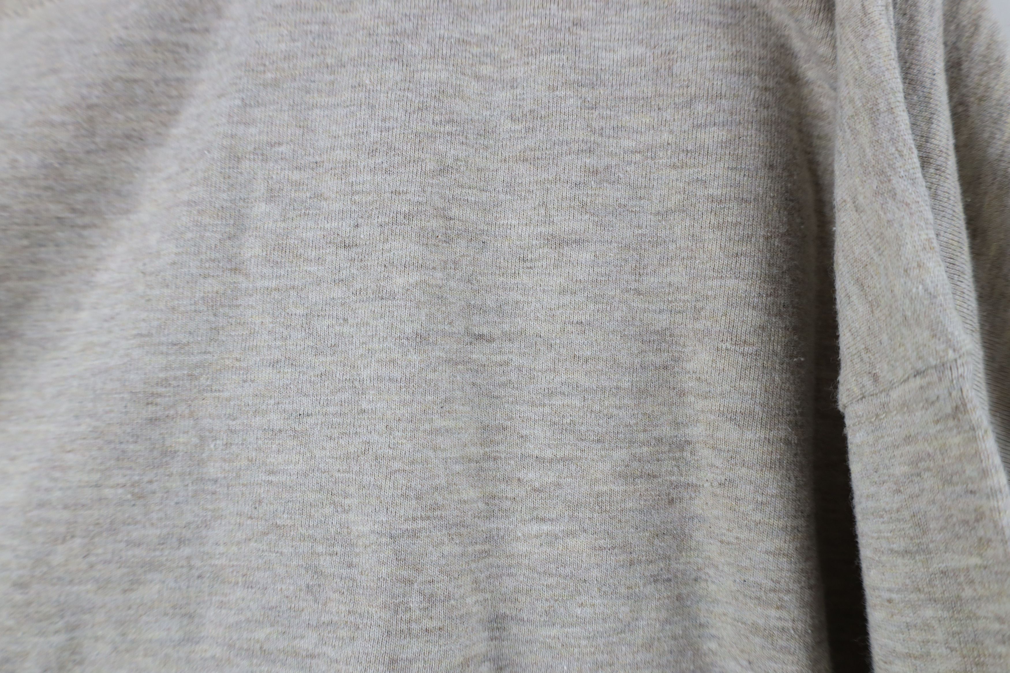Vintage Vintage 90s Streetwear Long Sleeve T-Shirt Oatmeal Brown Size US XXL / EU 58 / 5 - 6 Thumbnail