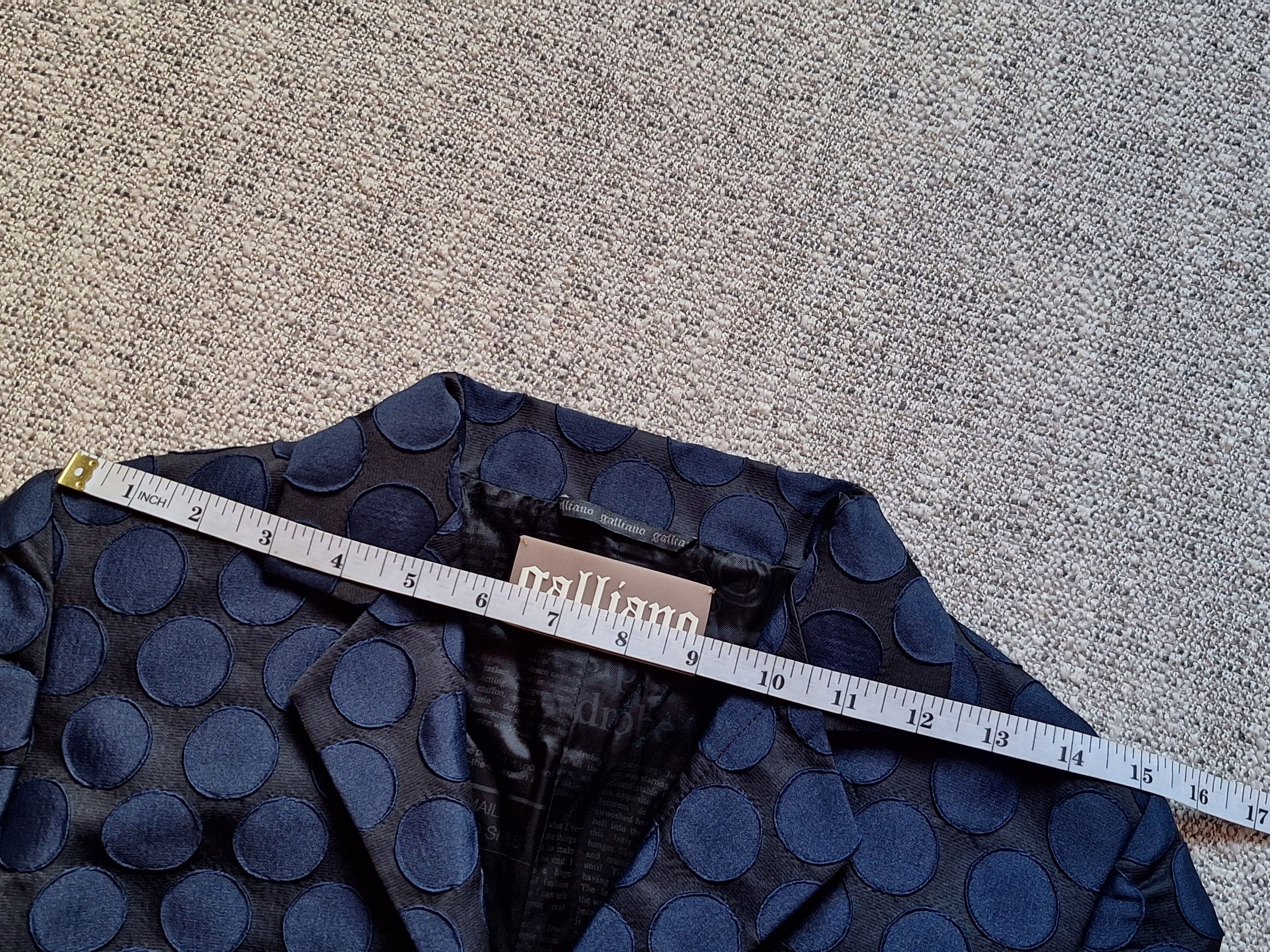 John Galliano Rare Galliano / Polka Dots Cropped Blazer Size S / US 4 / IT 40 - 13 Thumbnail