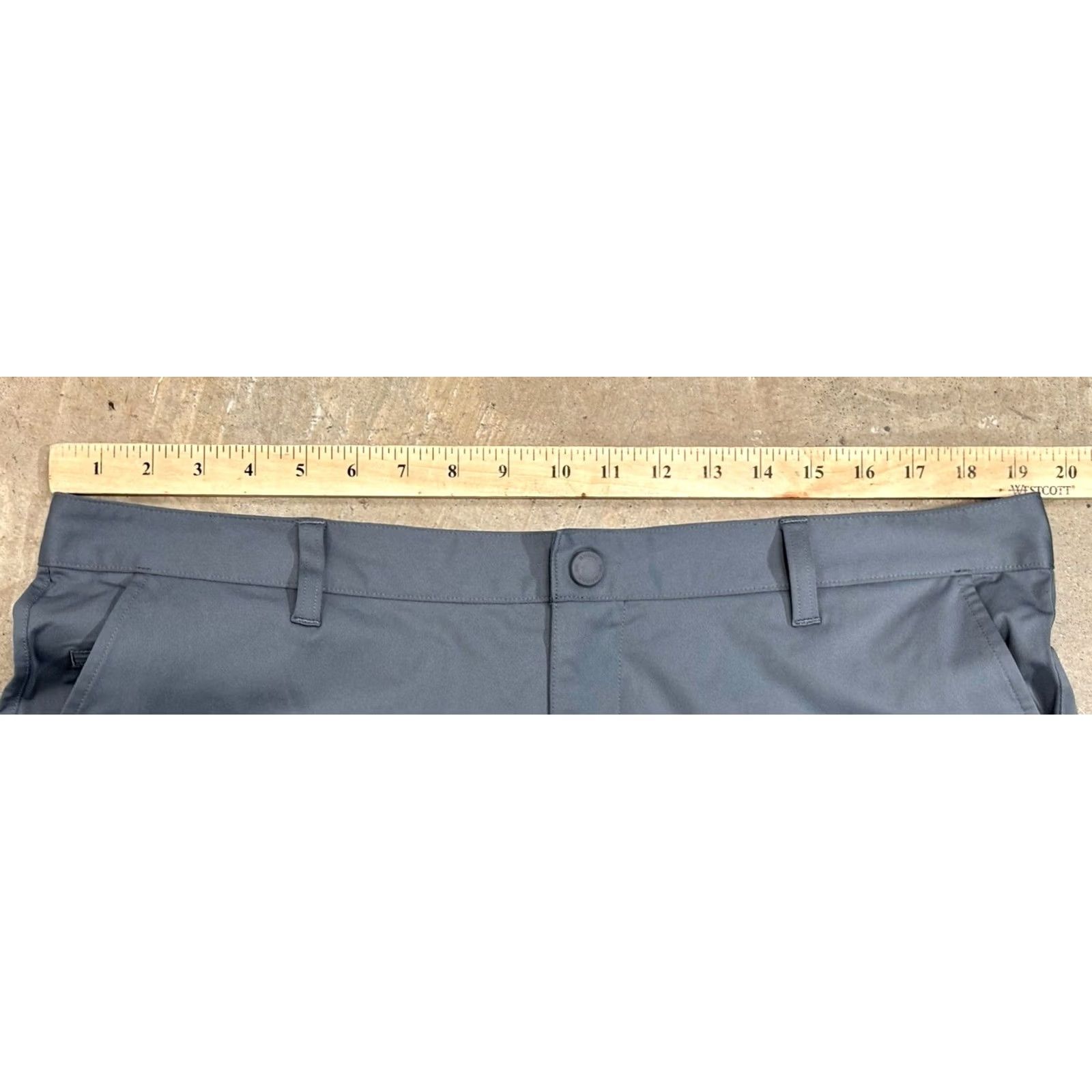 Rhone Rhone Commuter Pants Men 38x29 Gray Stretch Performance City Chino Mens Size US 38 / EU 54 - 7 Thumbnail