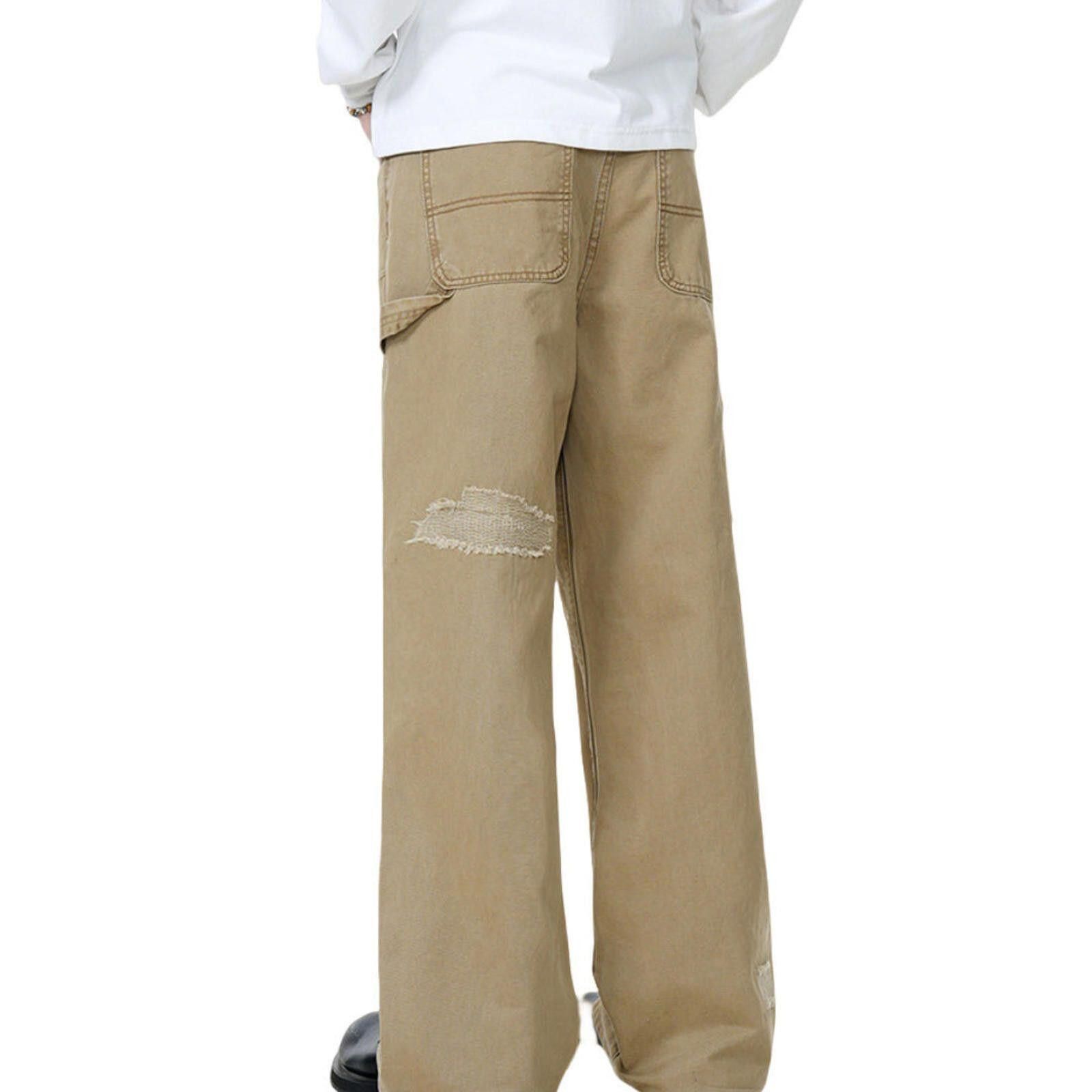 Other Distressed Wide Leg Carpenter Jeans Size US 32 / EU 48 - 5 Thumbnail
