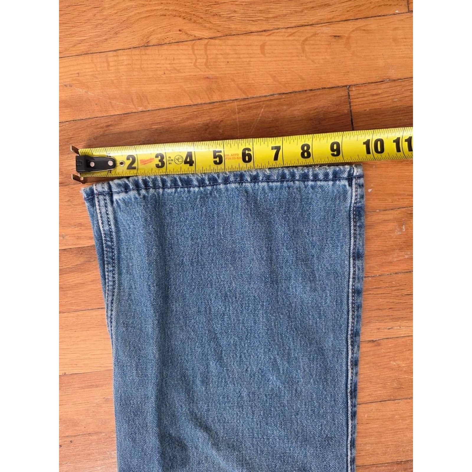 Hollister Hollister Wash Stretch Denim Wide leg Jean 25 W A001279 Size 25" / US 0 / IT 36 - 3 Thumbnail