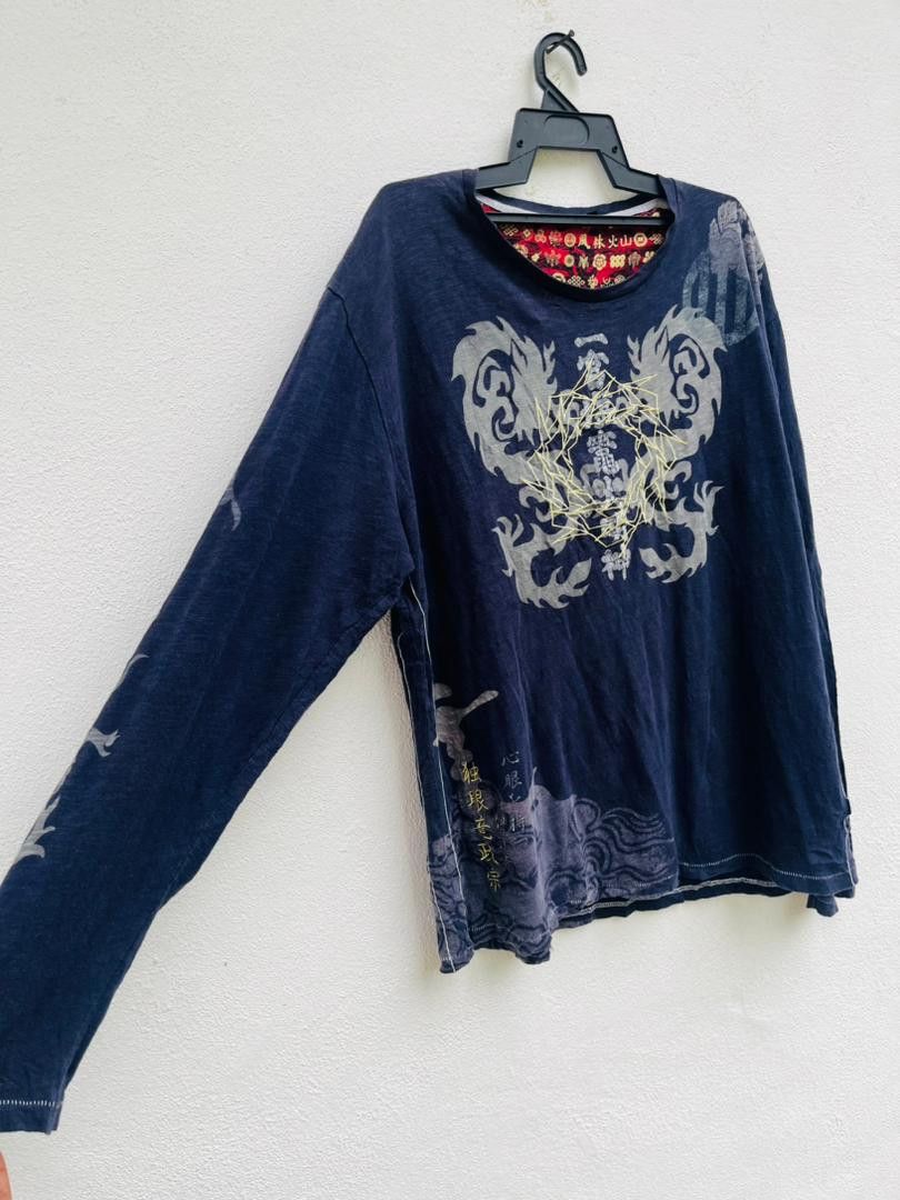 Japanese Brand × Vintage Vintage Japanese Dragon Designer Fashion Style Shirt Size US XL / EU 56 / 4 - 4 Thumbnail
