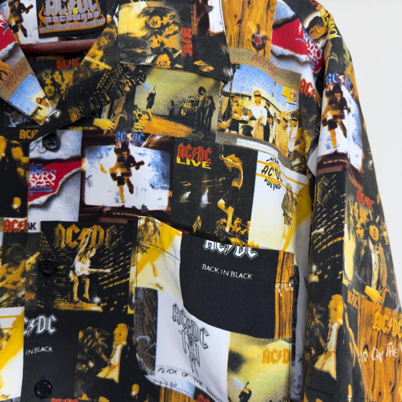 AC/DC Vintage AC/DC Album Covers Button Up Shirt Size US M / EU 48-50 / 2 - 3 Thumbnail