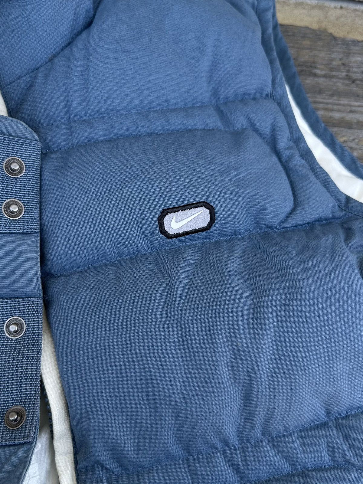 Nike × Nike ACG × Vintage Nike vintage Sportswear blue quilted down vest, size M Size M / US 6-8 / IT 42-44 - 6 Thumbnail