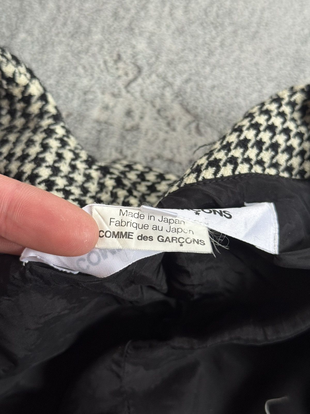 Comme des Garcons Comme des Garcons M/size wmns blazer wool jacket tweed Size M / US 6-8 / IT 42-44 - 9 Thumbnail