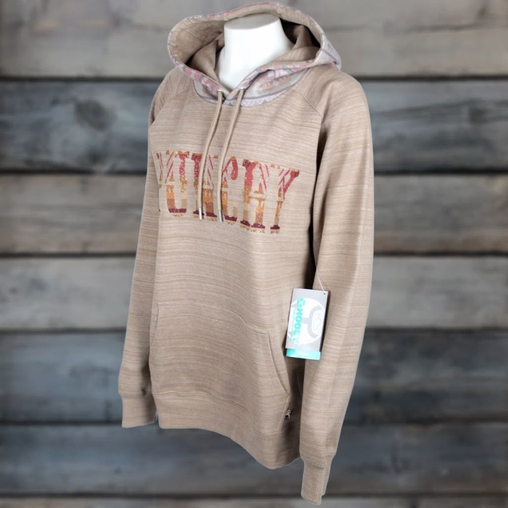 Vintage Hooey Women's Punchy Hoodie Sweatshirt XL Tan PH1001TN Size XL / US 12-14 / IT 48-50 - 1 Thumbnail