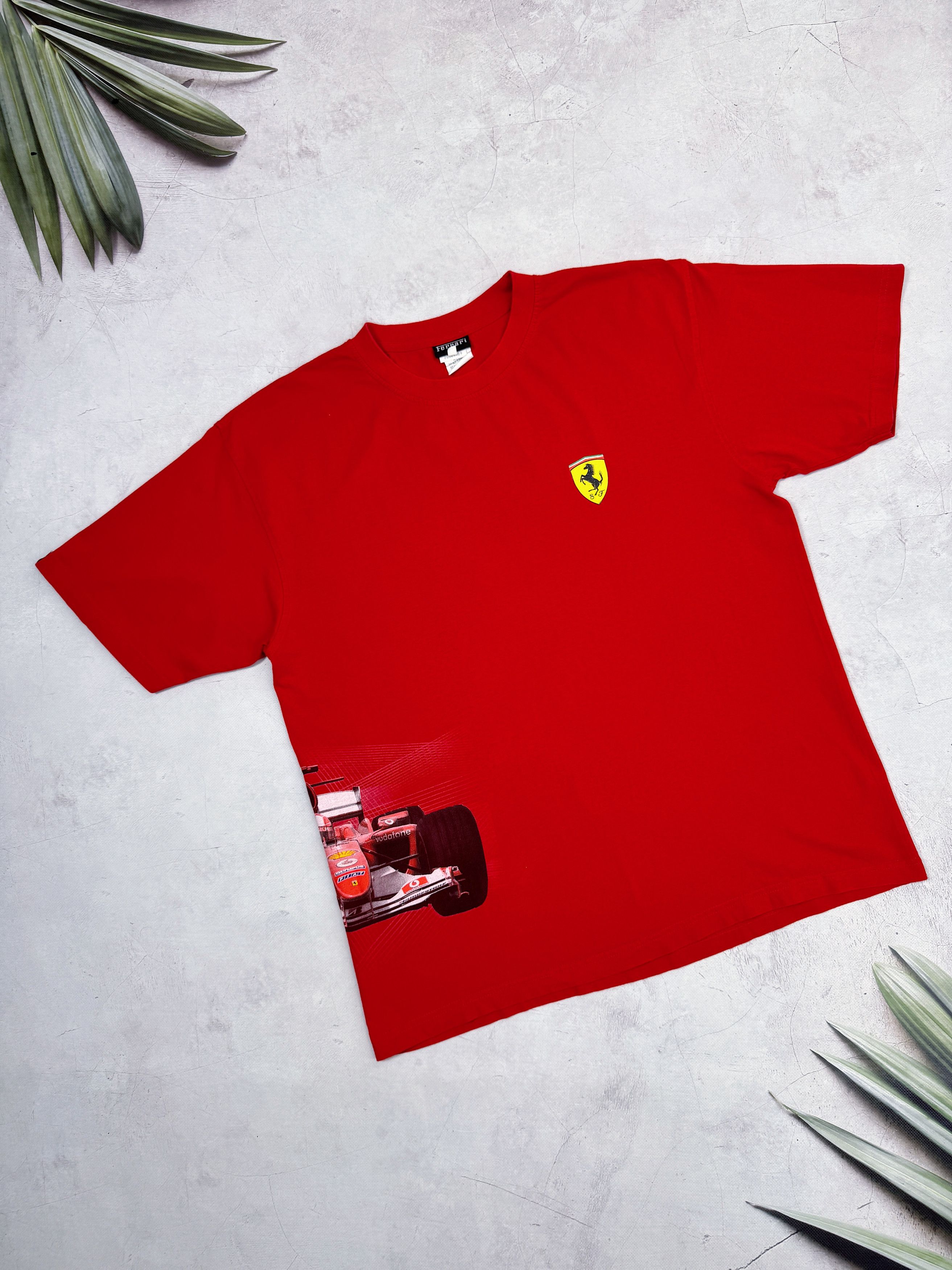 Ferrari Vintage Ferrari T-Shirt F1 Team Racing Car Logo Vodafone Size US L / EU 52-54 / 3 - 2 Thumbnail