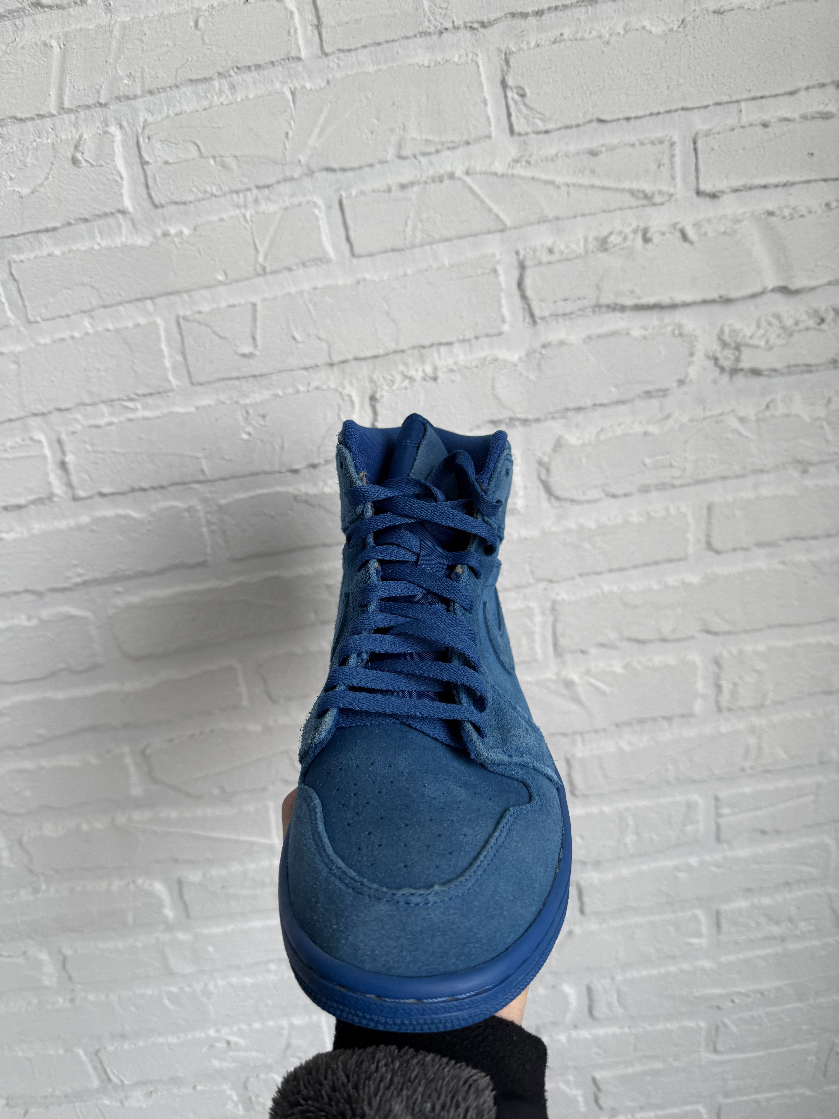 Nike Nike Air Jordan 1 Retro High Blue Suede Size US 9 / EU 42 - 3 Thumbnail