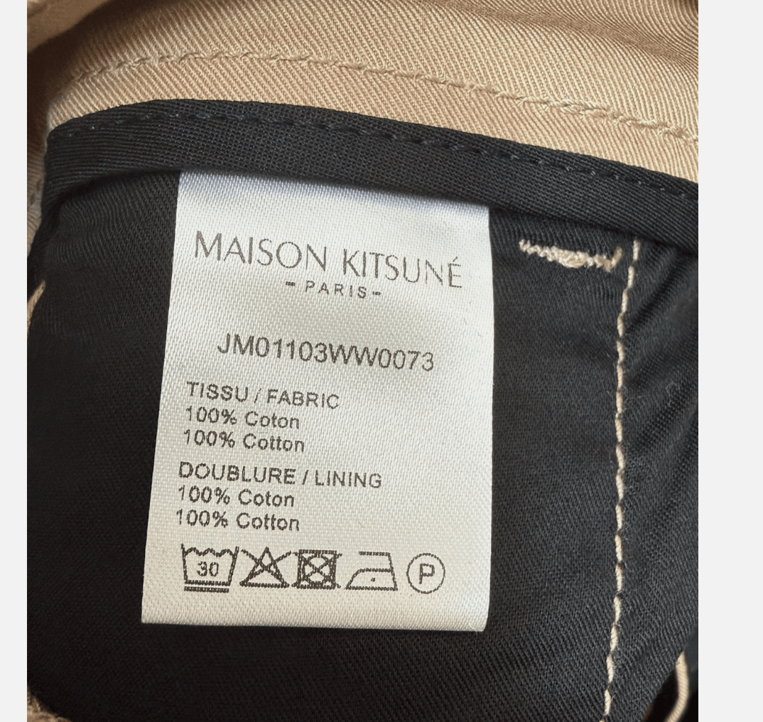 Maison Kitsune Maison Kitsuné NWT classic straight-leg trouser pants 42 31” Size US 31 - 6 Thumbnail