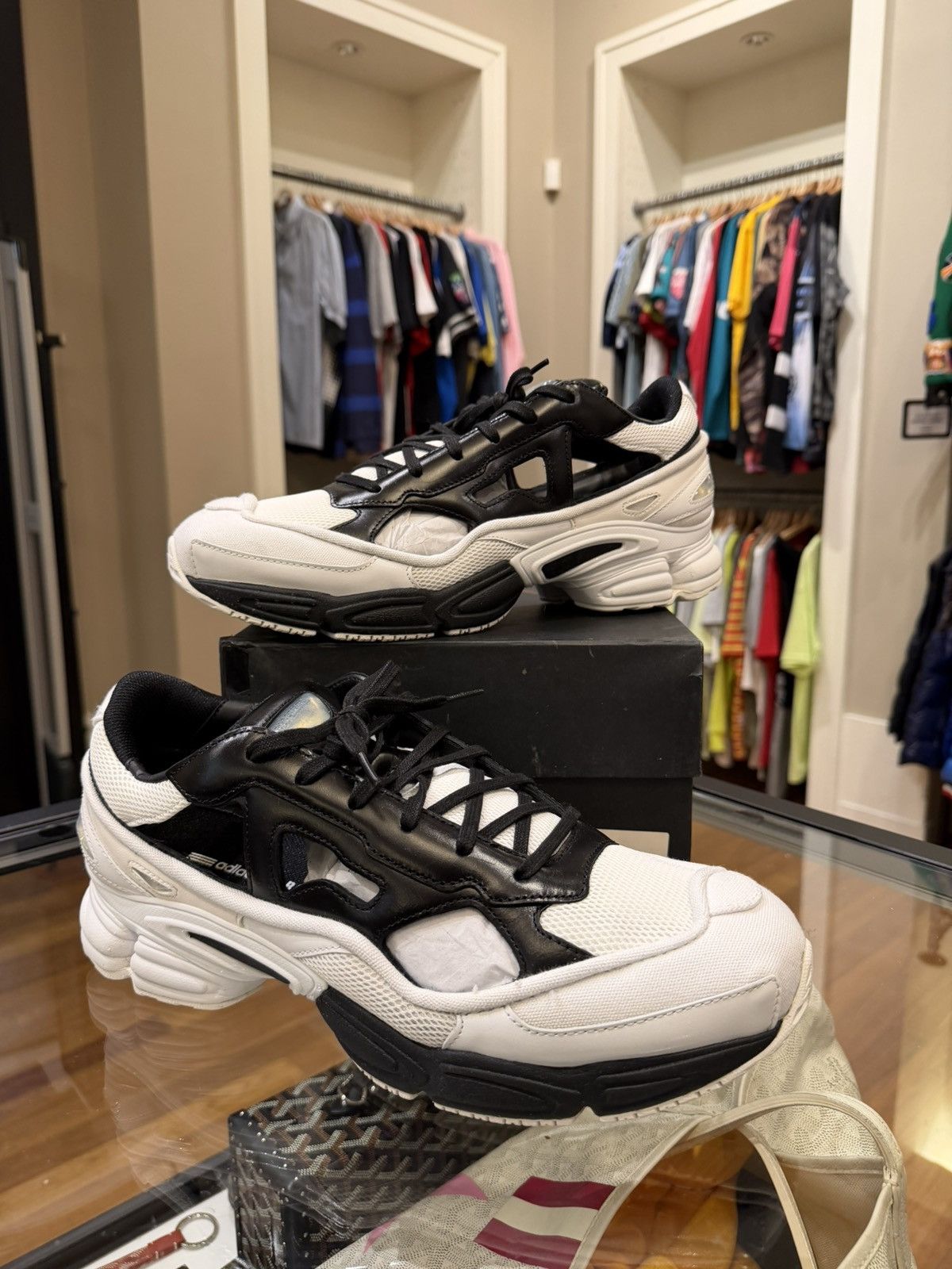 Adidas × Raf Simons Adidas x Raf Simmons Replicant Ozweego - White Size US 12 / EU 45 - 3 Thumbnail