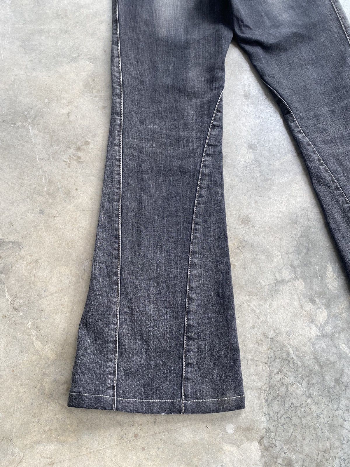 Hysteric Glamour × Japanese Brand Flare Jeans Japanese Blue Jam Grunge Denim Size US 27 - 13 Thumbnail