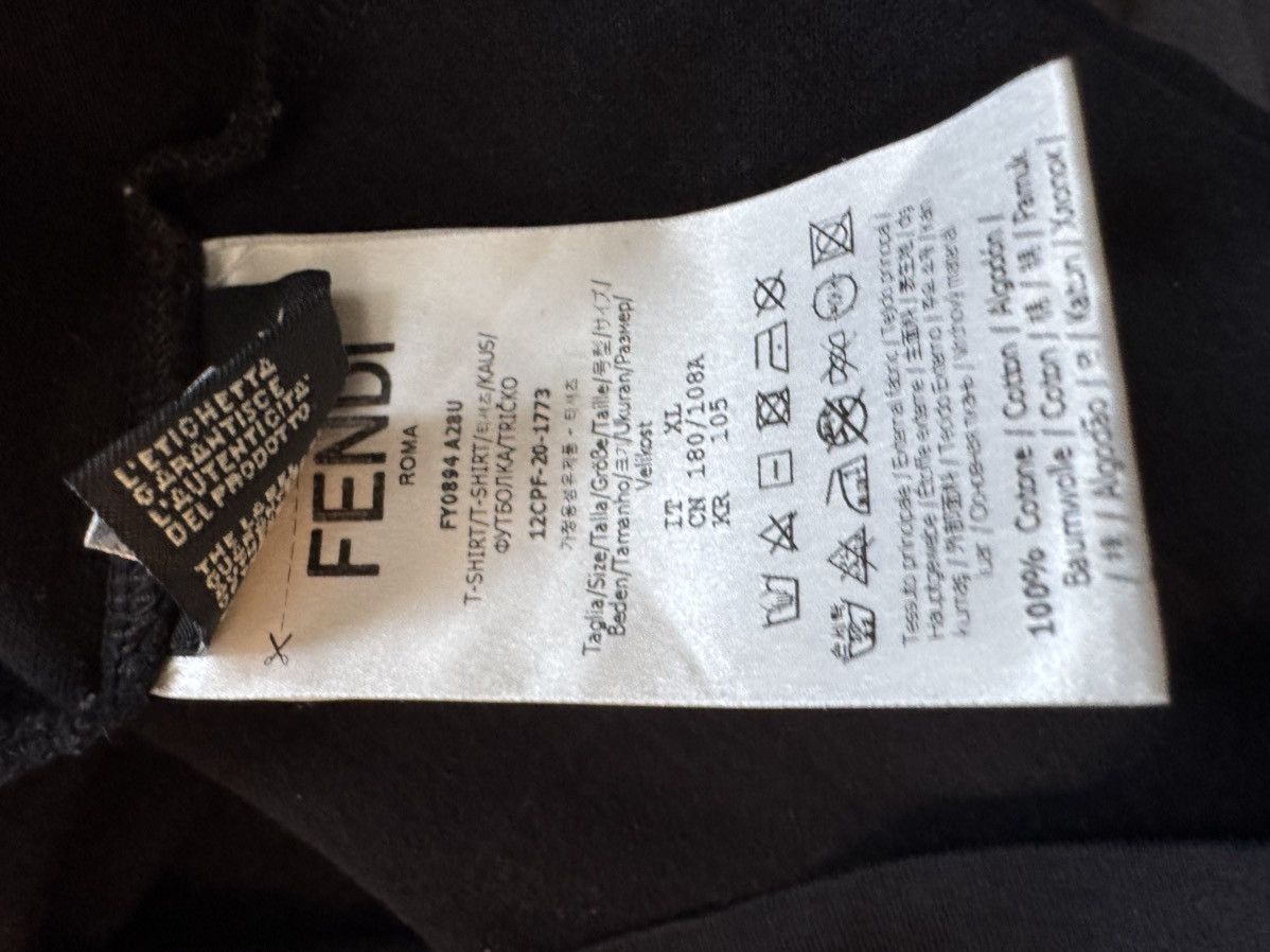 Fendi Fendi FF Box Logo Tee Shirt Size US M / EU 48-50 / 2 - 7 Thumbnail