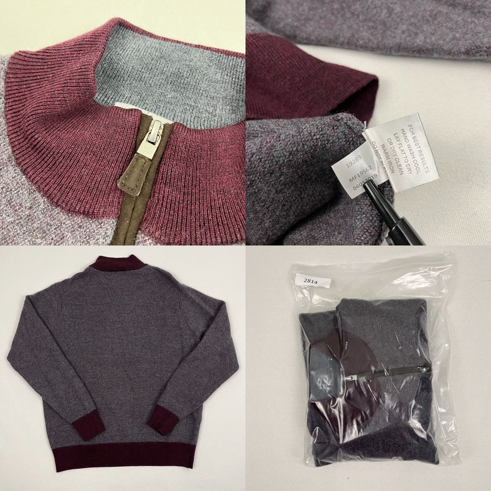 Peter Millar Peter Millar Sweater Mens M Red Extra Fine Merino Wool Quarter Zip Pullover Size US M / EU 48-50 / 2 - 8 Thumbnail