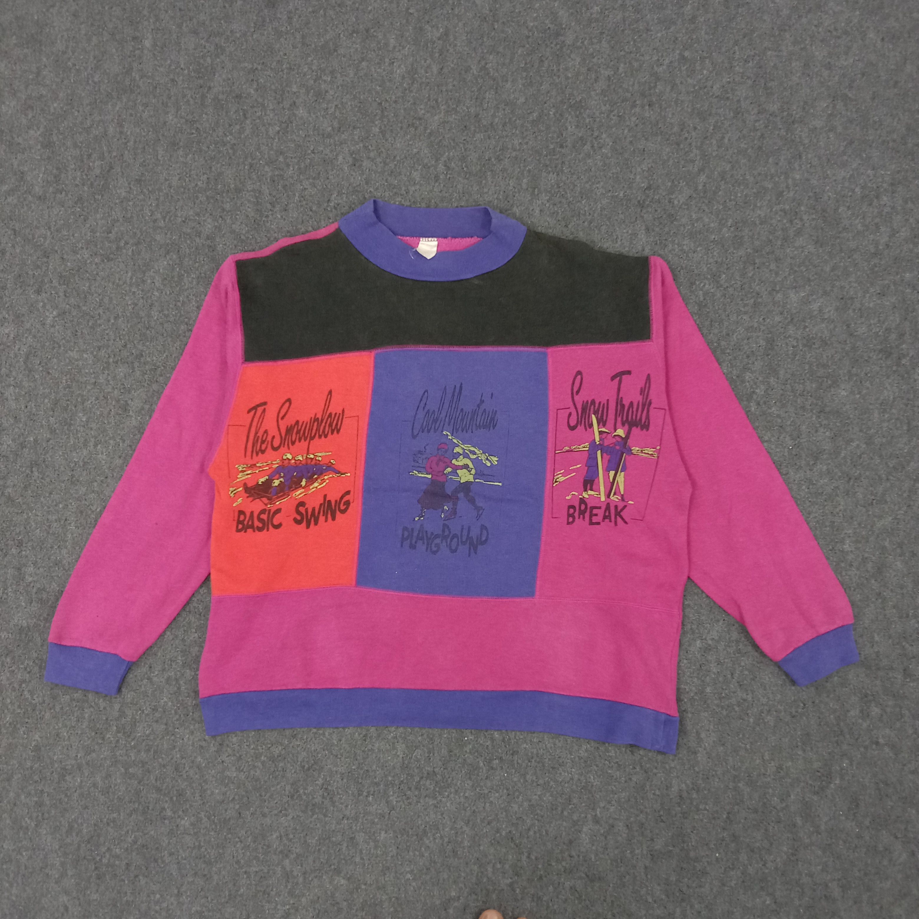 Vintage The Snowplow Japanese Style Art Sweatshirt Size US L / EU 52-54 / 3 - 1 Thumbnail