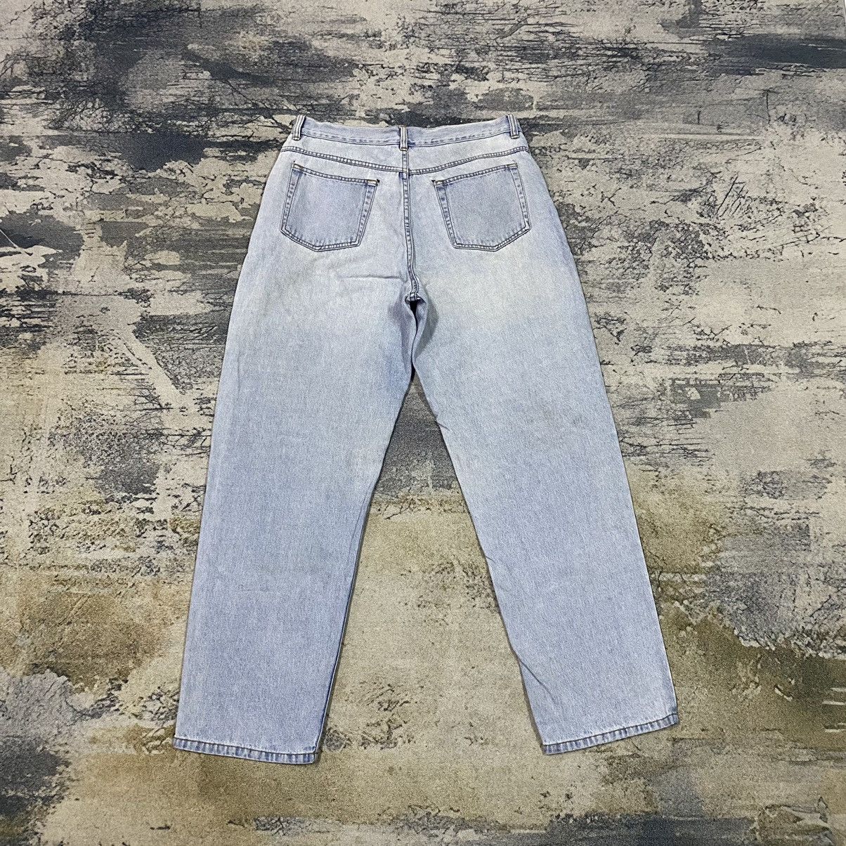 L.L. Bean × Vintage Vintage LL Bean Faded Light Washed Oversize Baggy Denim jean Size 33" - 6 Thumbnail
