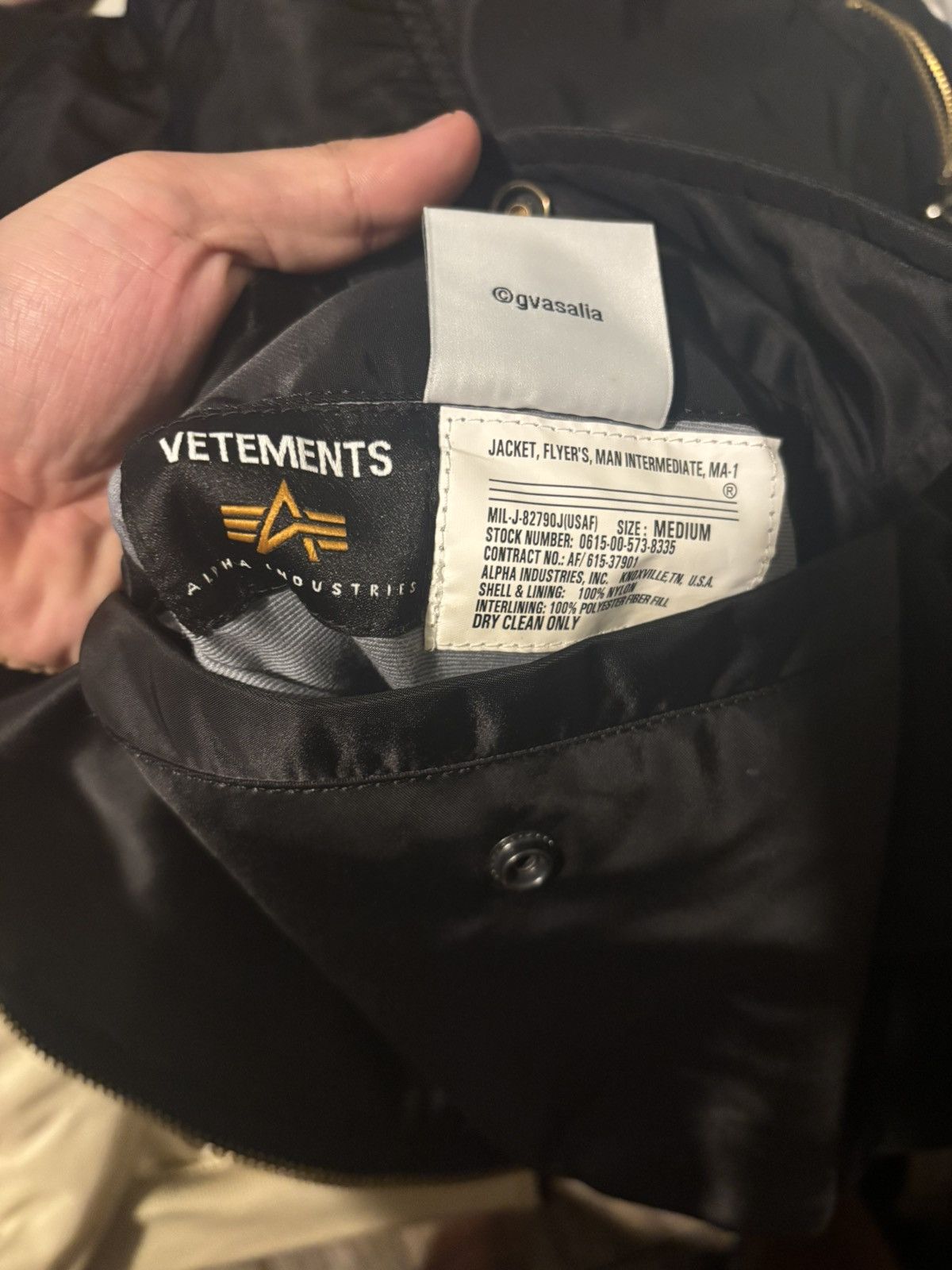 Vetements Vetements bomber zip up reversible Jacket Size US M / EU 48-50 / 2 - 9 Thumbnail