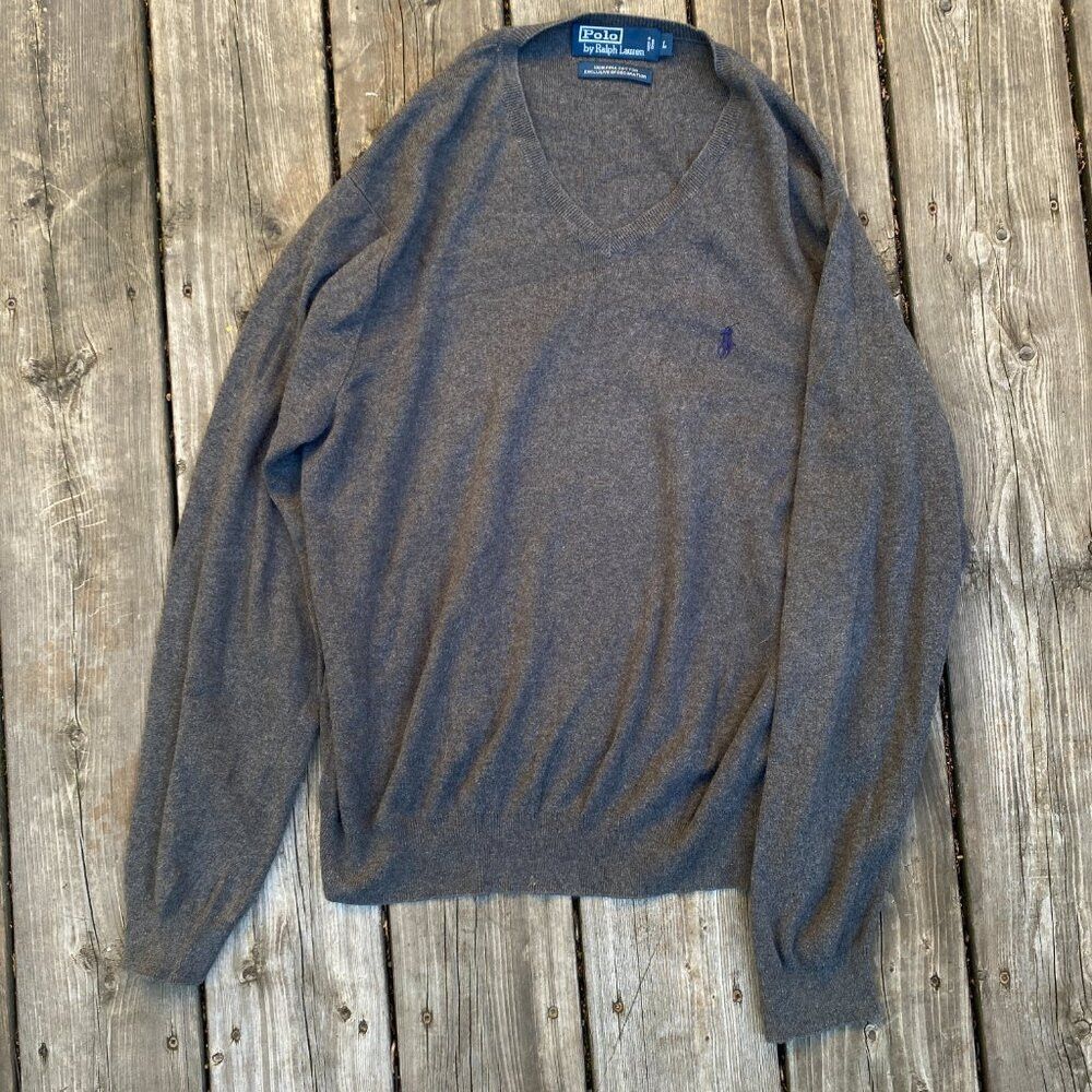 Polo Ralph Lauren Polo Ralph Lauren Pima Cotton Crewneck Sweater Large Size US L / EU 52-54 / 3 - 4 Thumbnail