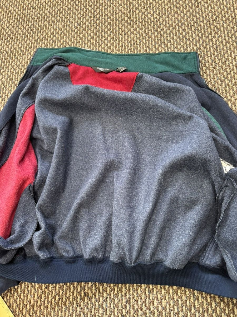 Christian Dior Monsieur × Vintage Vintage 80s Christian Dior Track Top Sweater Zip sleeve logo Size US XXL / EU 58 / 5 - 7 Thumbnail