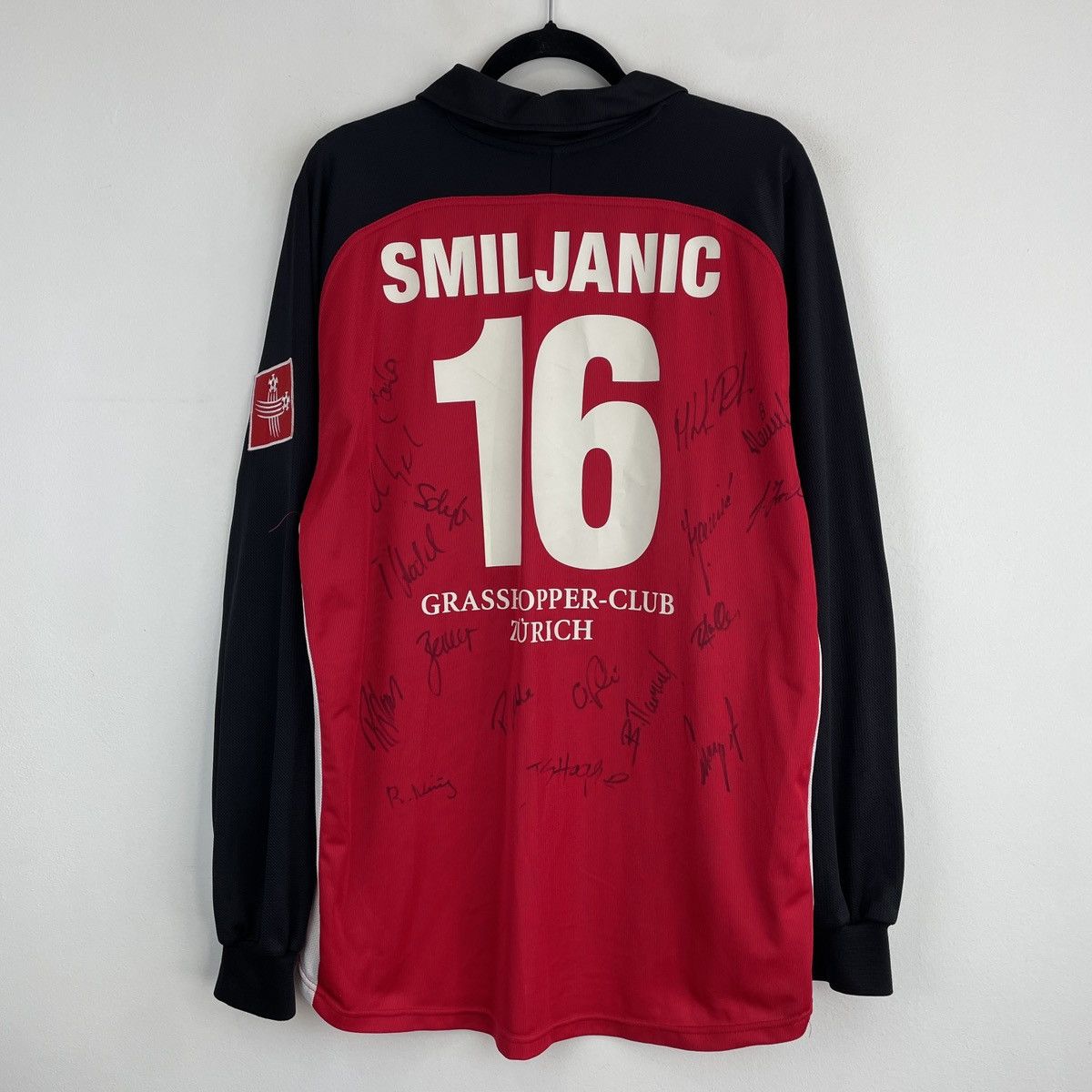 Adidas Grasshoppers Zurich Boris Smiljanic Away Jersey 1999/2000 Size US XL / EU 56 / 4 - 1 Thumbnail