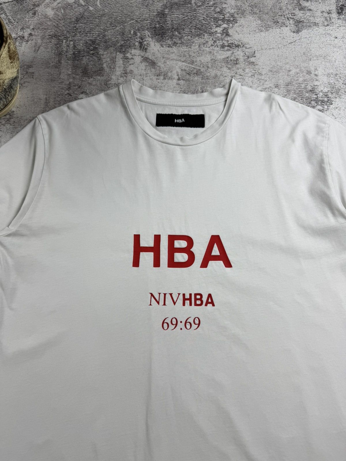 Hood By Air Hood By Air HBA 69:69 Men’s Large White Hip Hop Rap Cotton T Shirt Tee Jersey Size US L / EU 52-54 / 3 - 6 Thumbnail