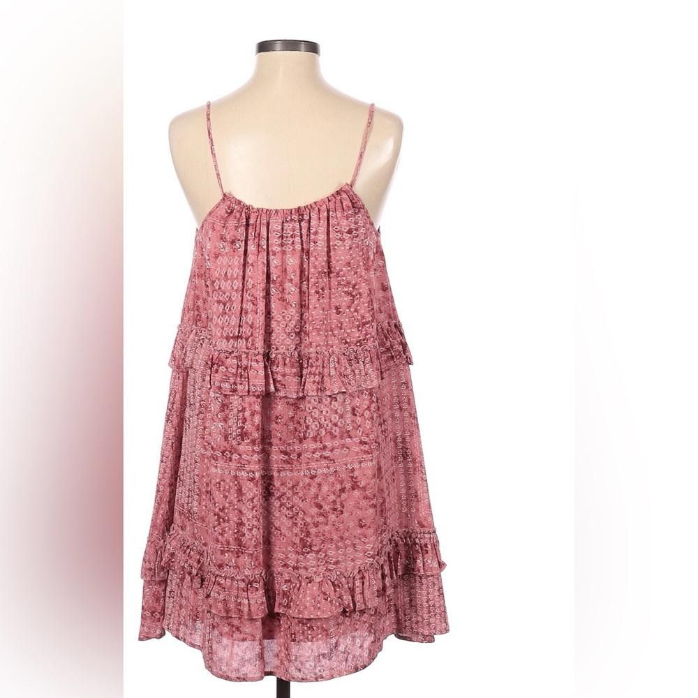 Designer Jack BB Dakota Pink Floral Print Spaghetti Strap Dress Size M / US 6-8 / IT 42-44 - 2 Thumbnail