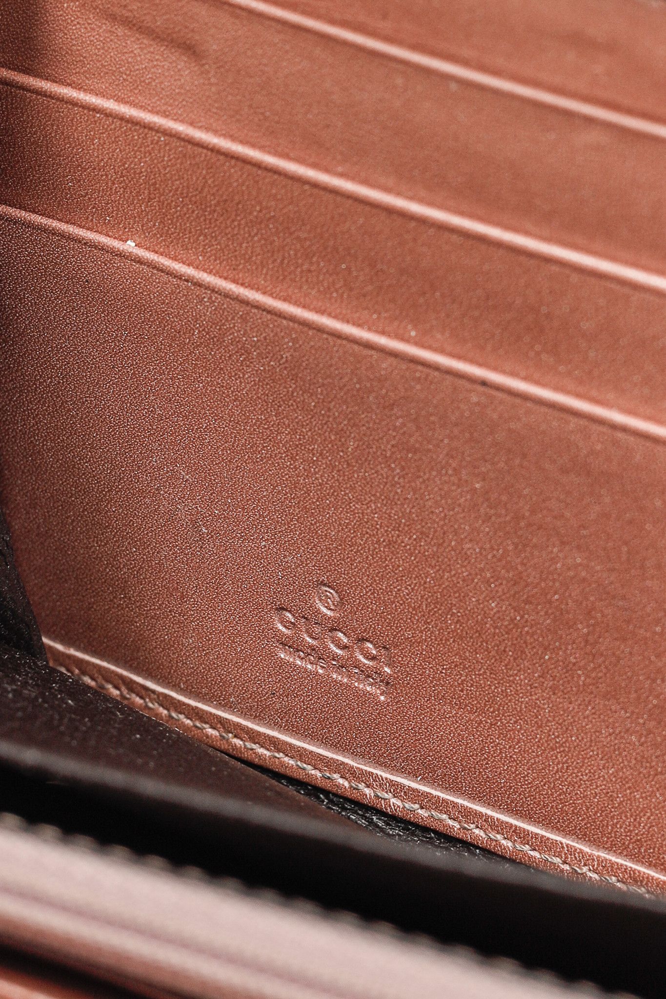 Gucci Gucci Dusty Rose Microguccissima Zip-Around Wallet Size ONE SIZE - 8 Thumbnail
