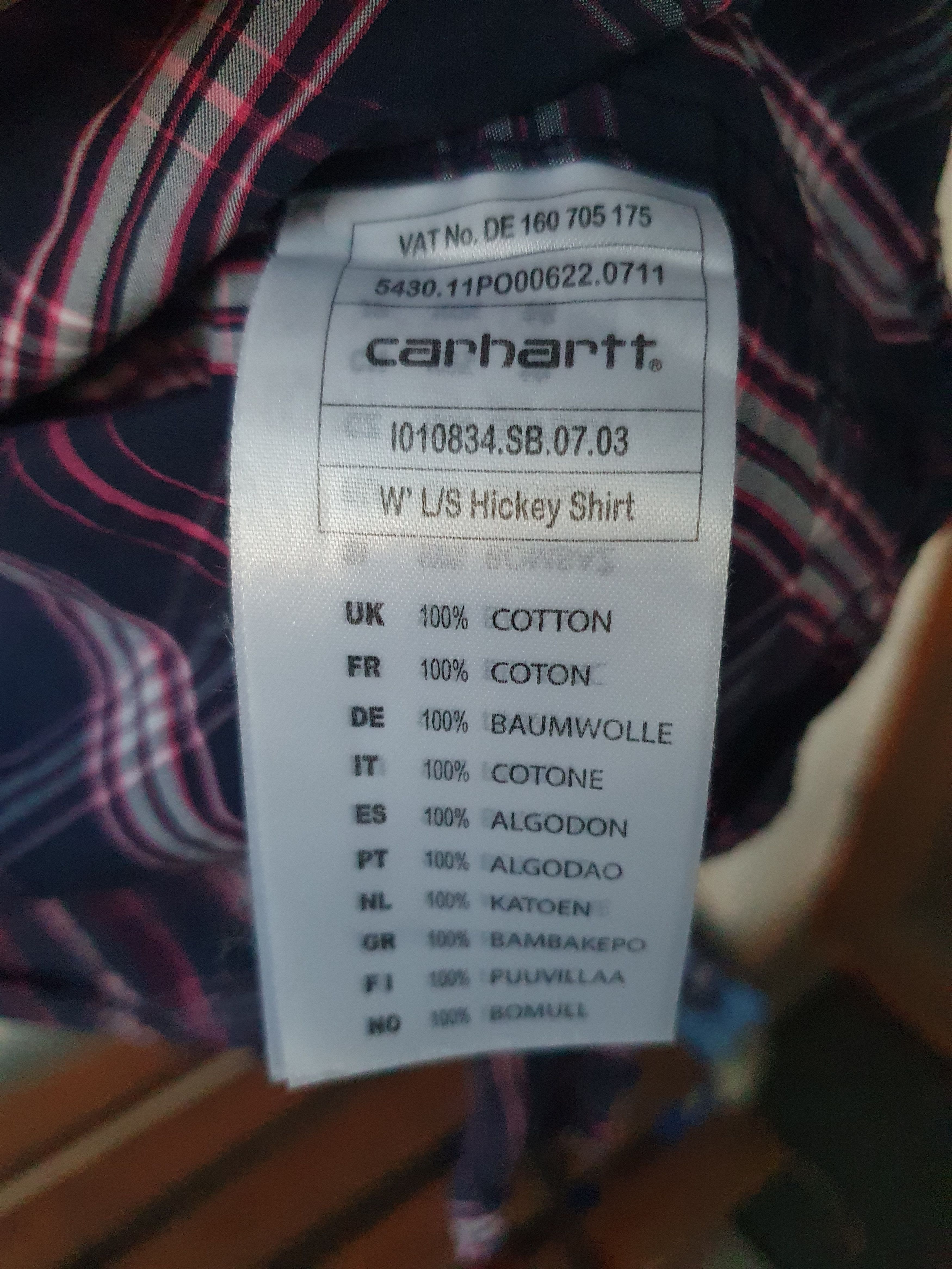 Carhartt Carhartt W' Hickey Shirt Pearl Snap shirt sz M Size M / US 6-8 / IT 42-44 - 7 Thumbnail