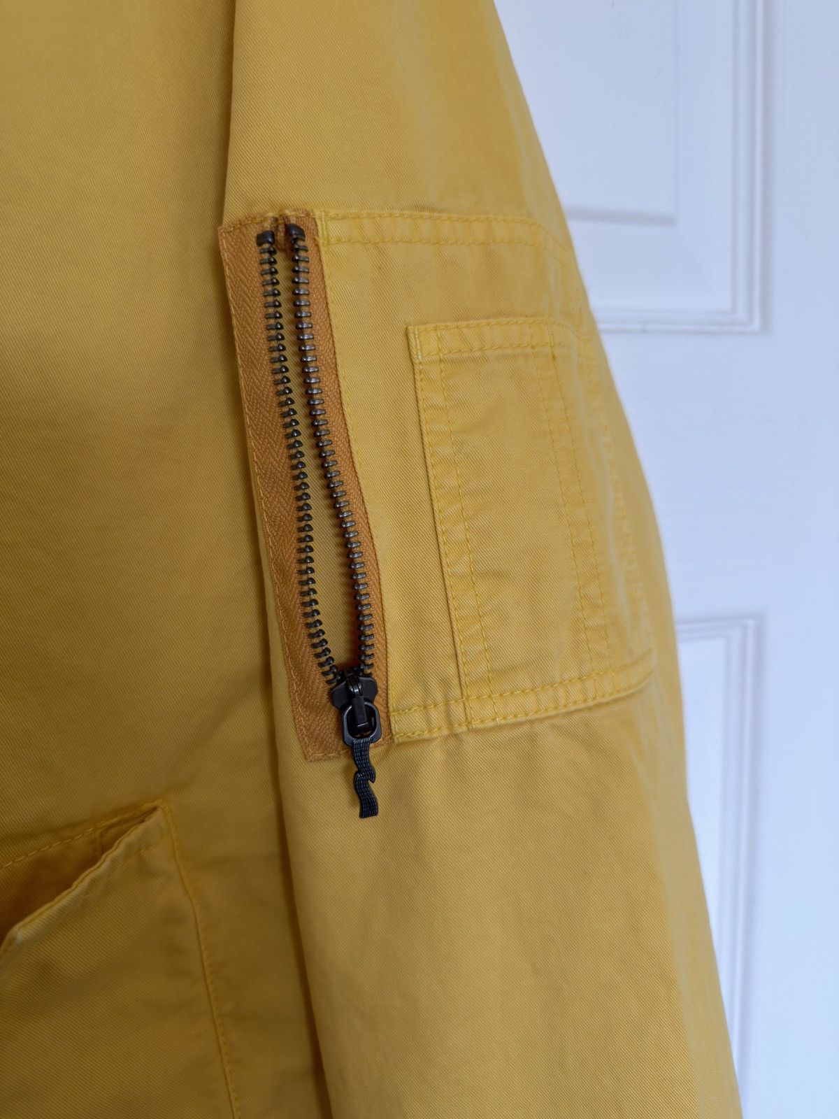 Nudie Jeans Yellow Utilitarian Bomber Size US XL / EU 56 / 4 - 6 Thumbnail