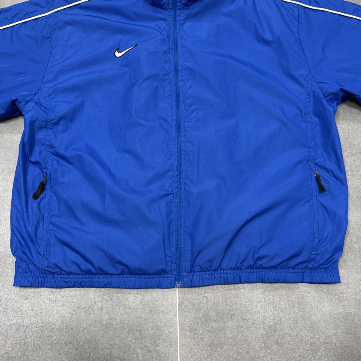 Nike × Vintage Vintage Nike Team Embroidered Logo Swoosh Track Jacket Size US L / EU 52-54 / 3 - 5 Thumbnail