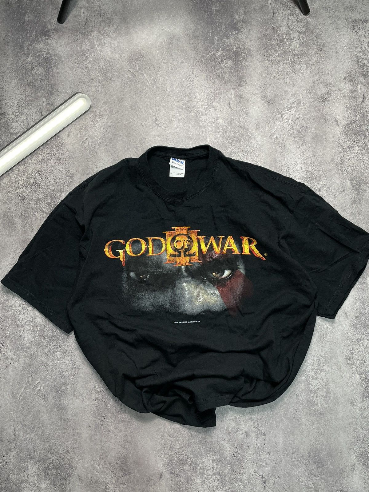 Playstation RARE Vtg Y2K 00s God of War PS2 Kratos Promo Tee XL Size US XL / EU 56 / 4 - 1 Thumbnail