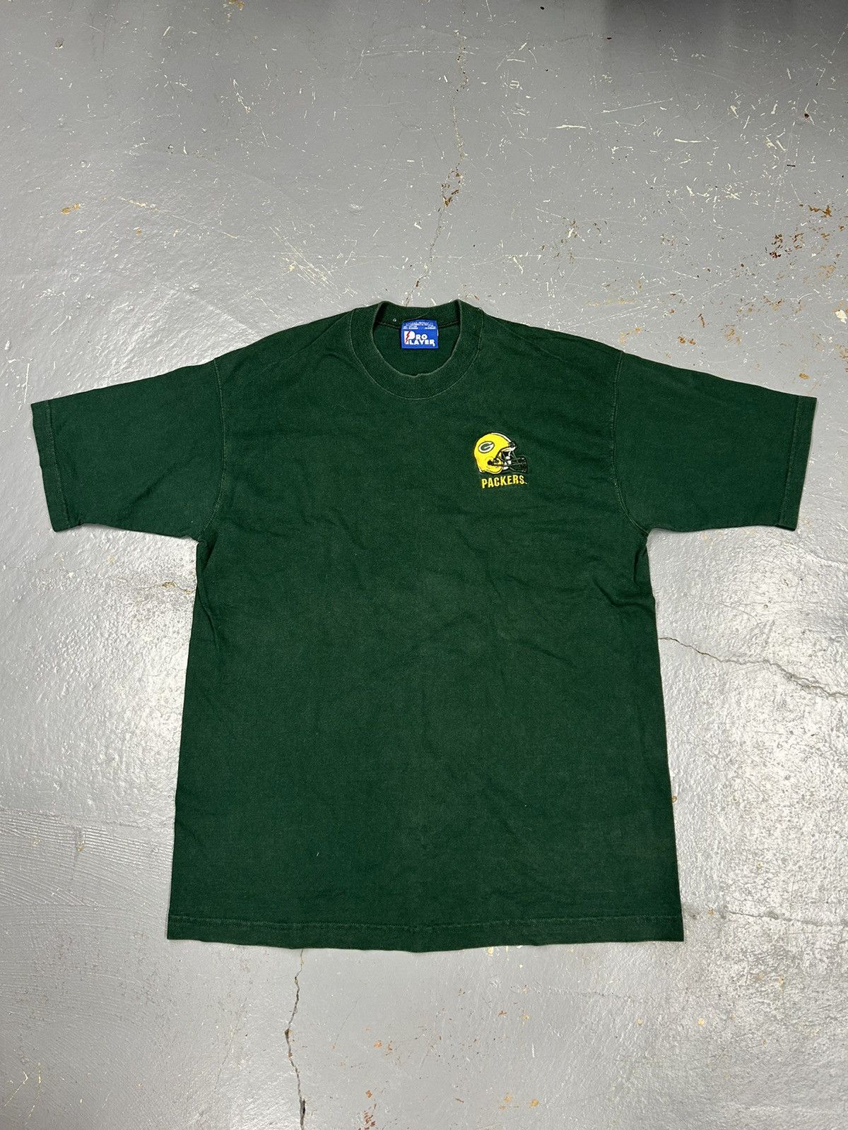 NFL × Pro Player × Vintage Crazy Vintage 90s Essential NFL Green Bay Packers Tee Shirt Size US XL / EU 56 / 4 - 1 Thumbnail
